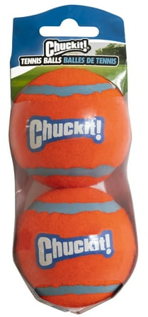 Chuckit! Tennis Balls Rubber Fetch Dog Toy, medium size