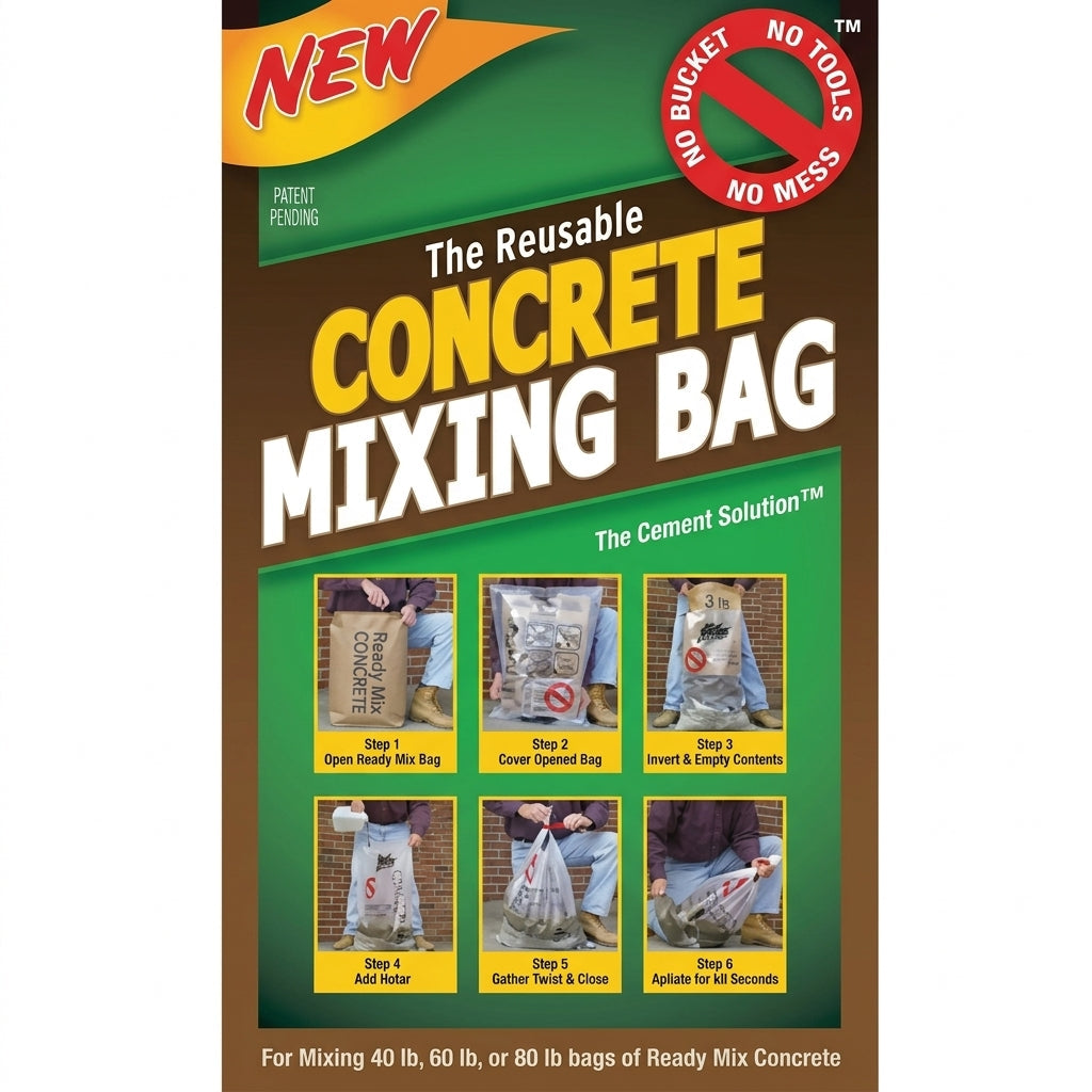 Conservco The Cement Solution Concrete Mixing Bag