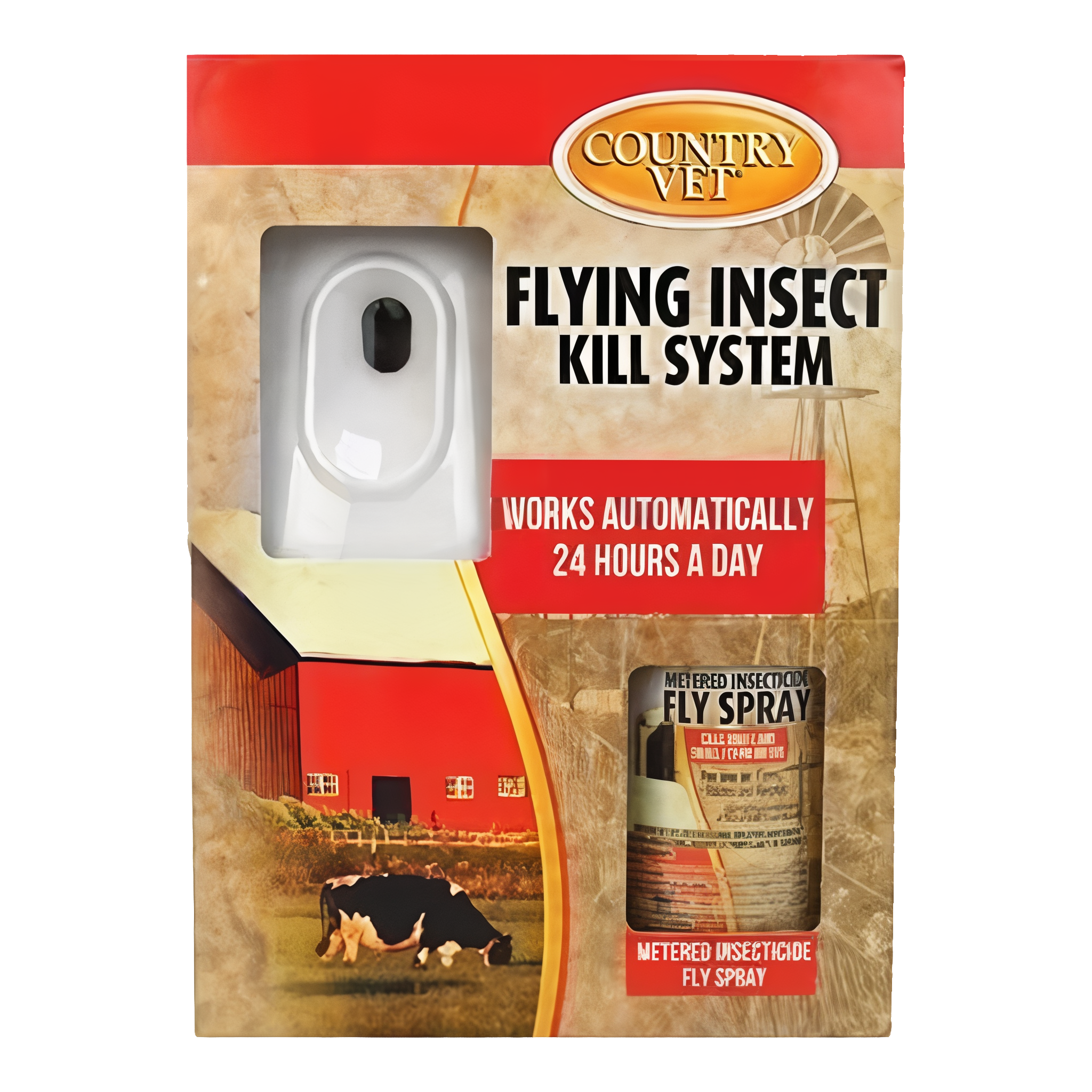 Country Vet Equine Automatic Flying Insect Control Kit