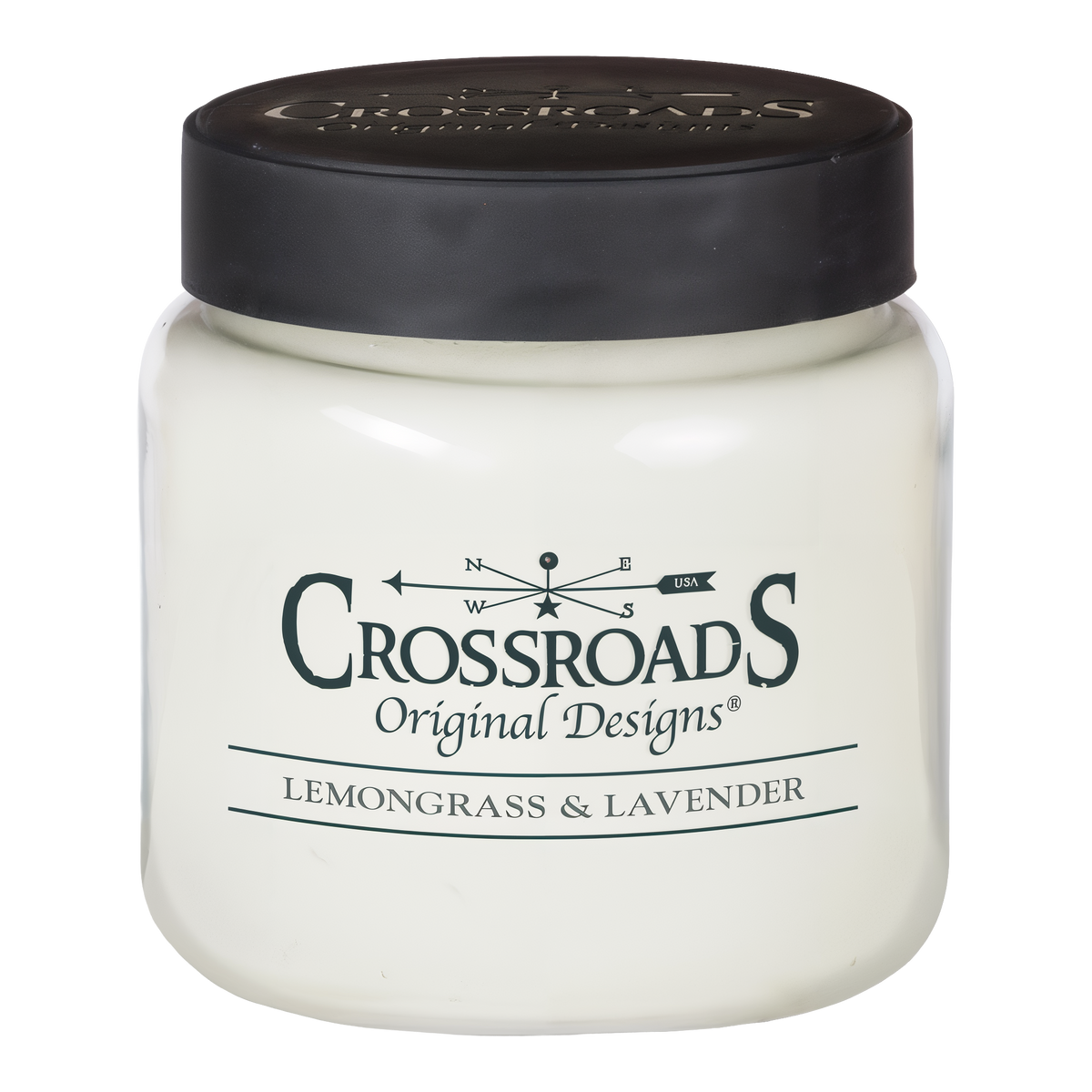 Crossroads Lemongrass & Lavender 16 oz Jar Candle -- product image