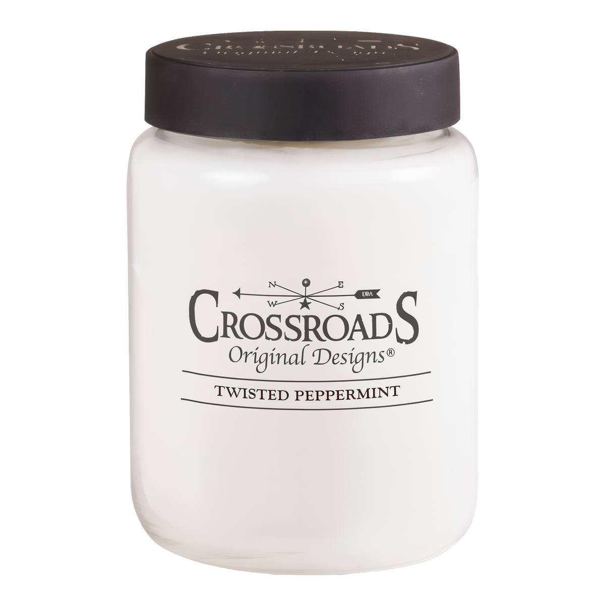Crossroads Twisted Peppermint 26 oz Jar Candle -- product image