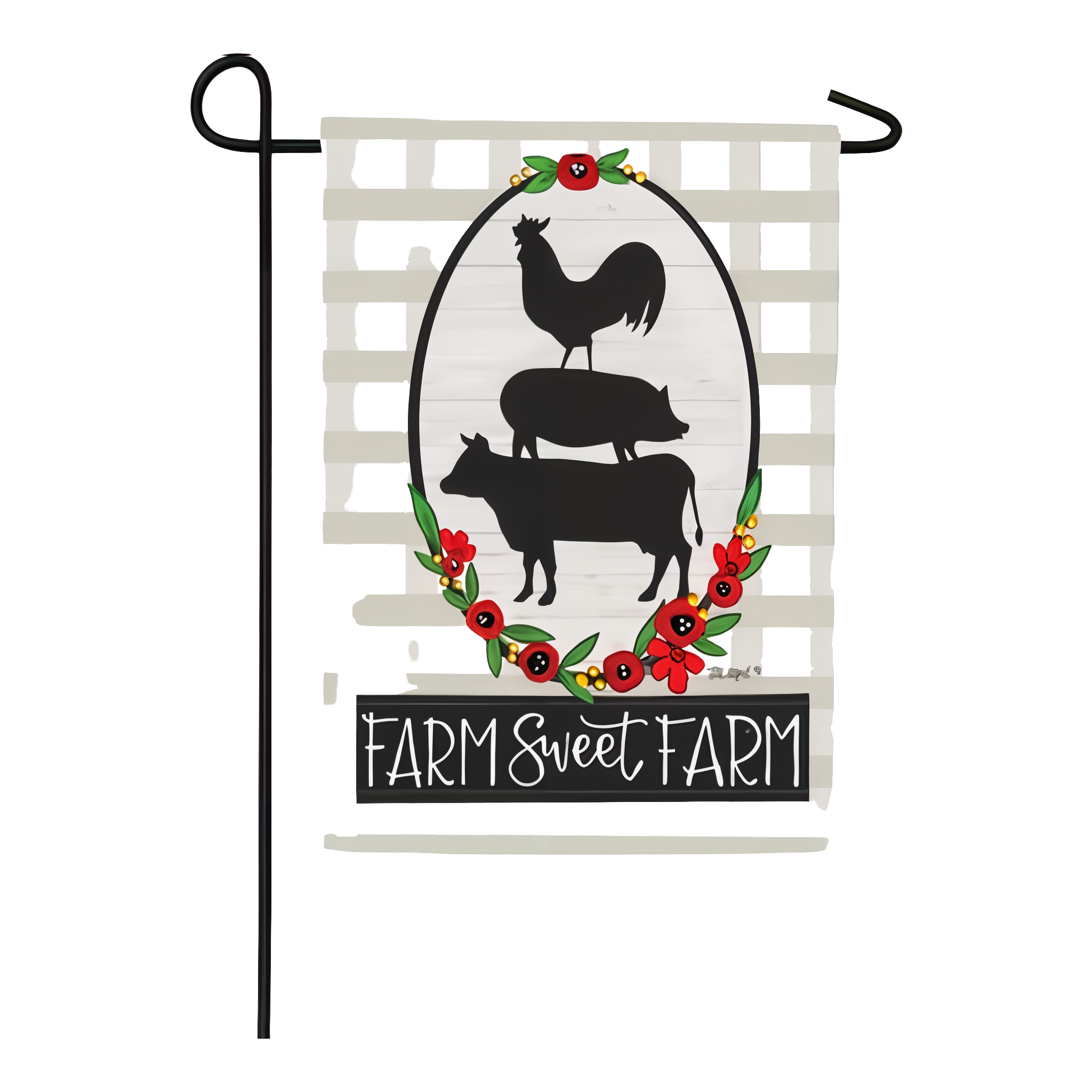 Farm Sweet Farm Decorative Flag