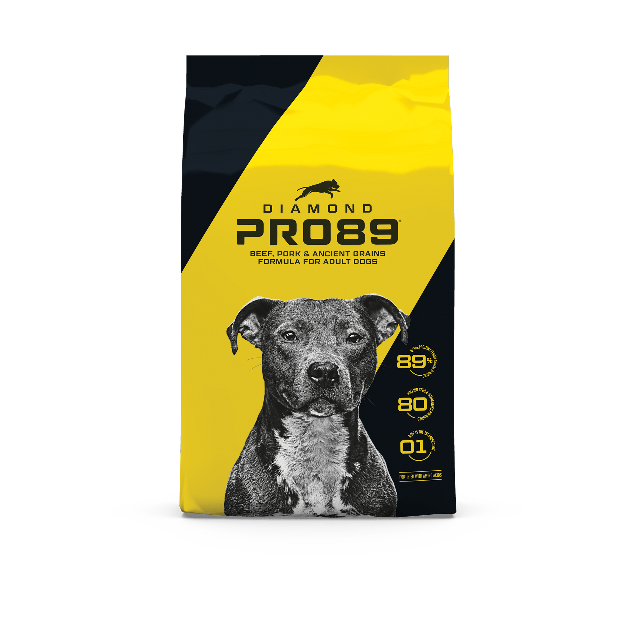 Diamond Pro89 Adult Beef, Pork & Ancient Grains Formula Dry Dog Food bag