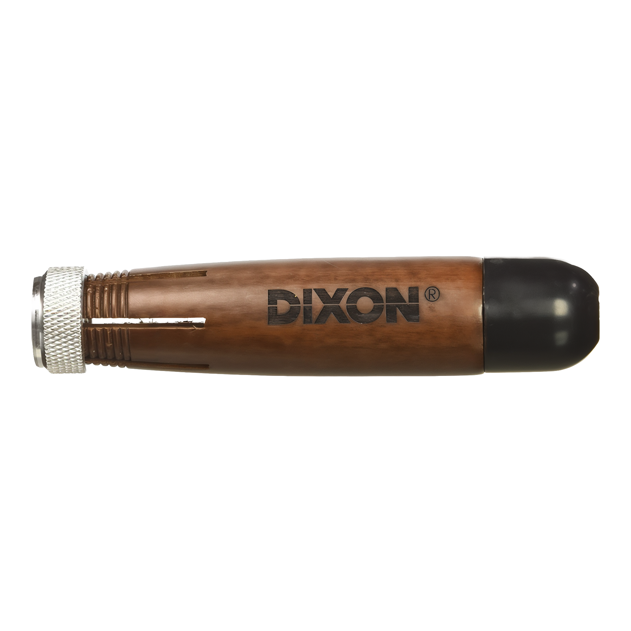 Dixon Industrial Lumber Crayon Holder - polished walnut handle with black tip