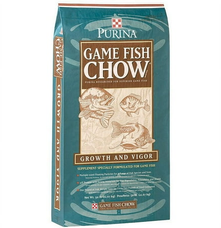 Purina Game Fish Chow Floating Pond Fish Food Pellets