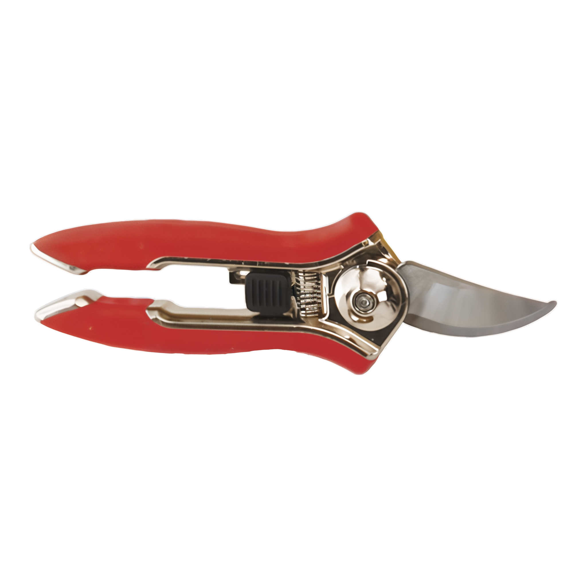 Dramm ColorPoint Compact Pruner in Red with bypass stainless steel blades and ergonomic non-slip grip
