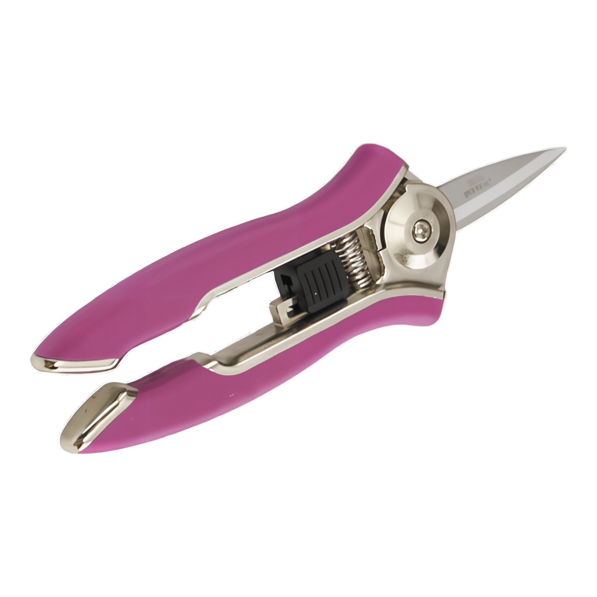 Dramm ColorPoint Compact Shear in Berry with stainless steel fine-tip blades and ergonomic non-slip grip