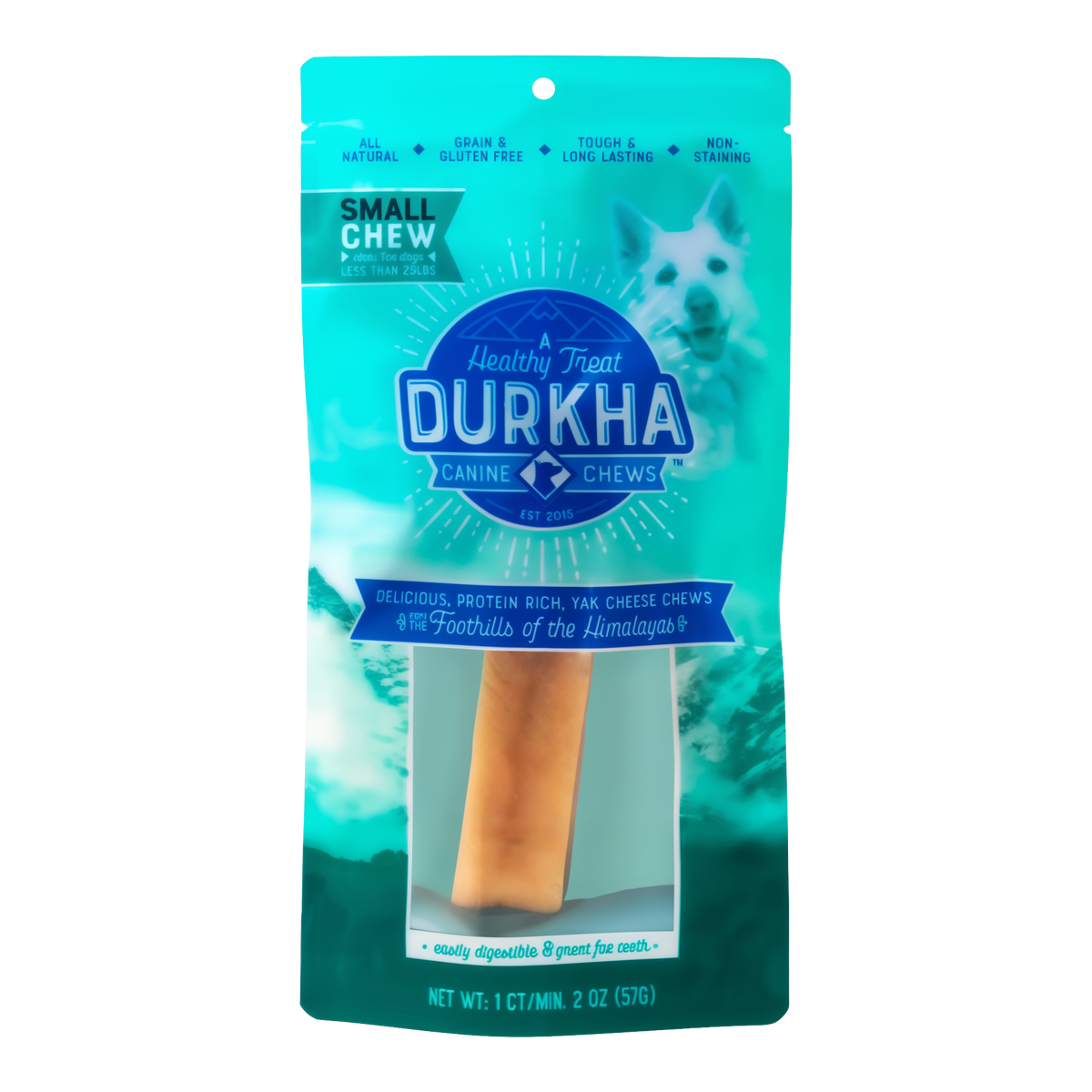 Durkha Yak Cheese Chews -- small chew bag front