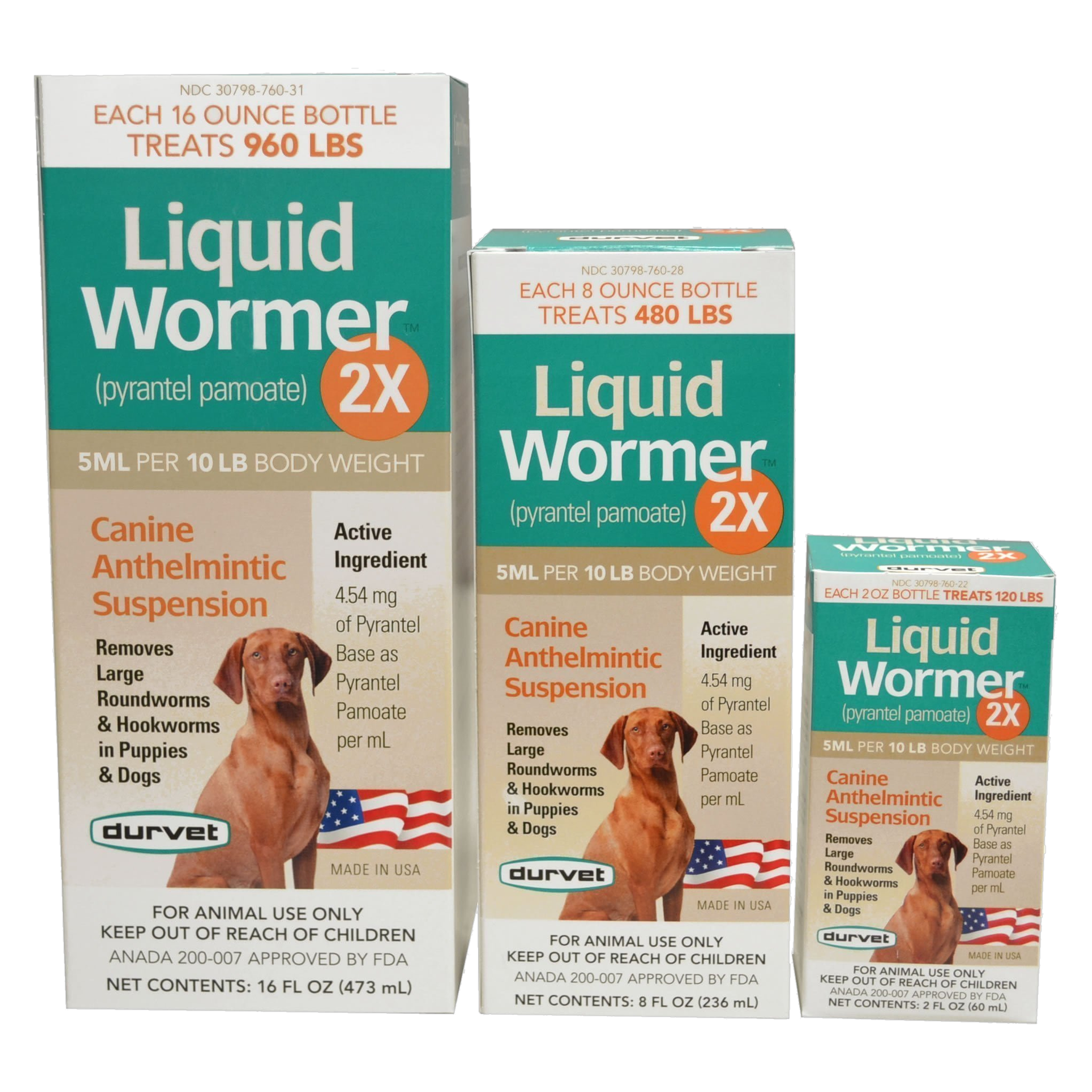 Durvet Liquid Wormer 2X