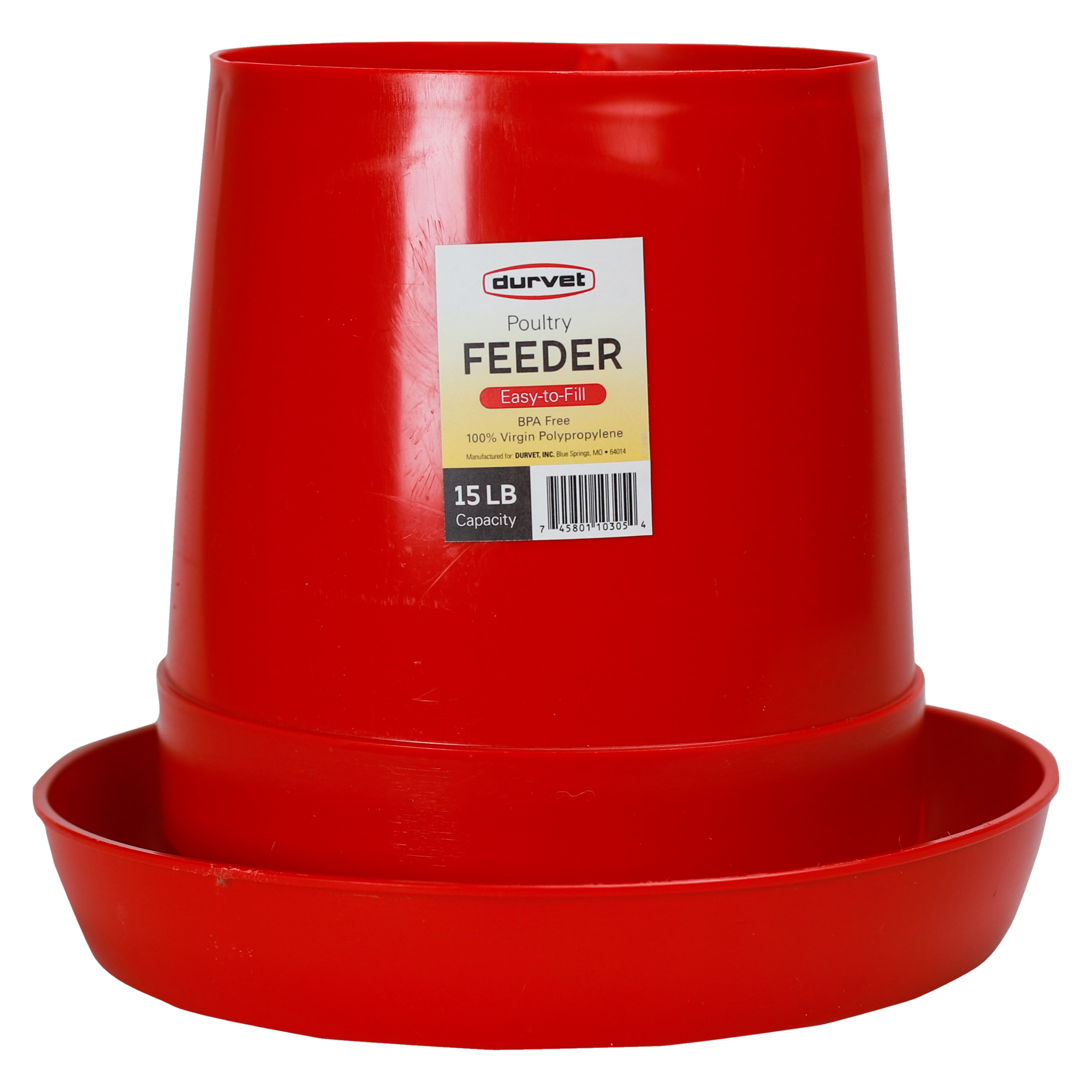 Durvet Poultry Feeder 15 lb.