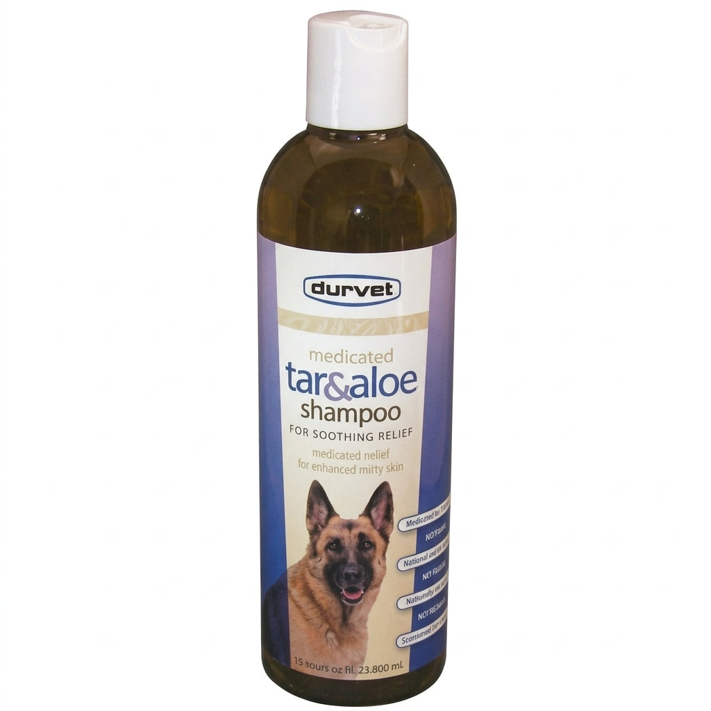 Durvet Naturals Tar and Aloe Shampoo for Dogs