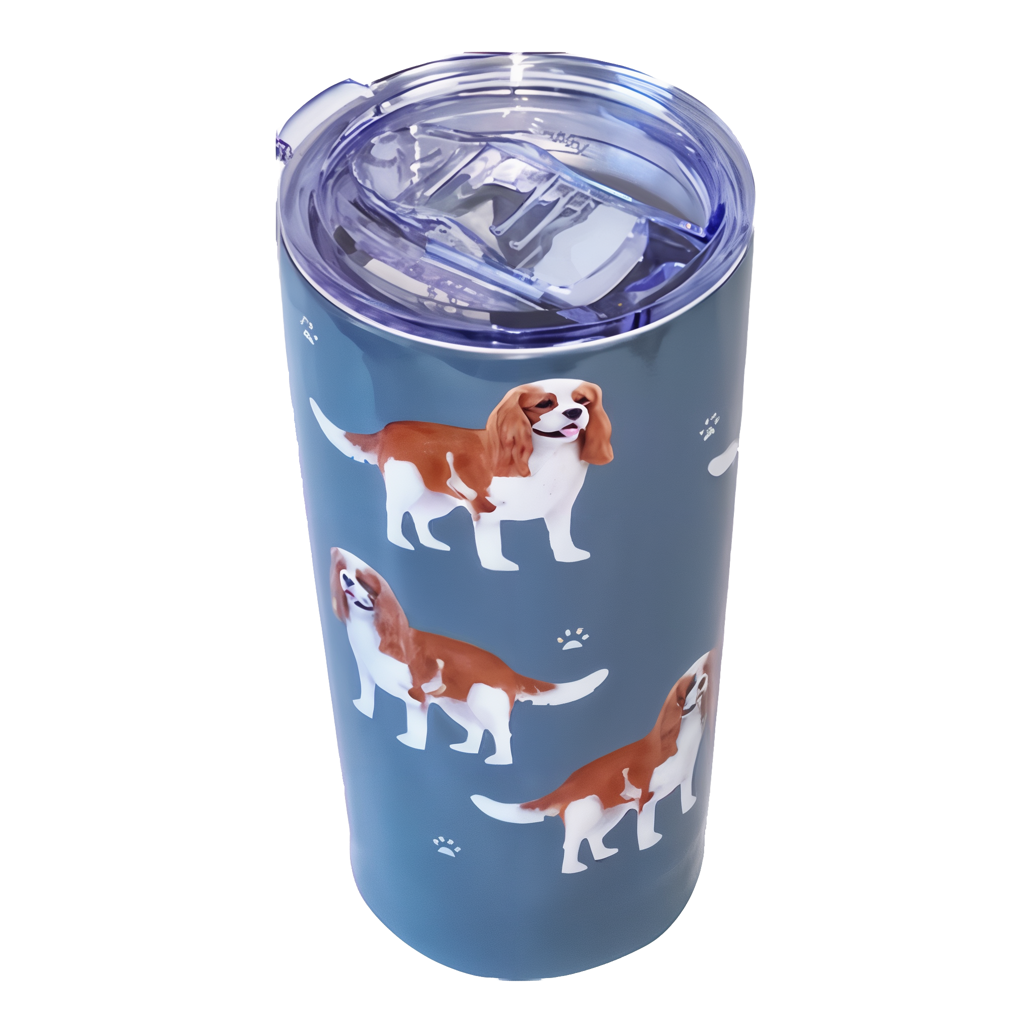 Serengeti Stainless Steel Cavalier King Charles Tumblers Vacuum Insulated Travel Mug
