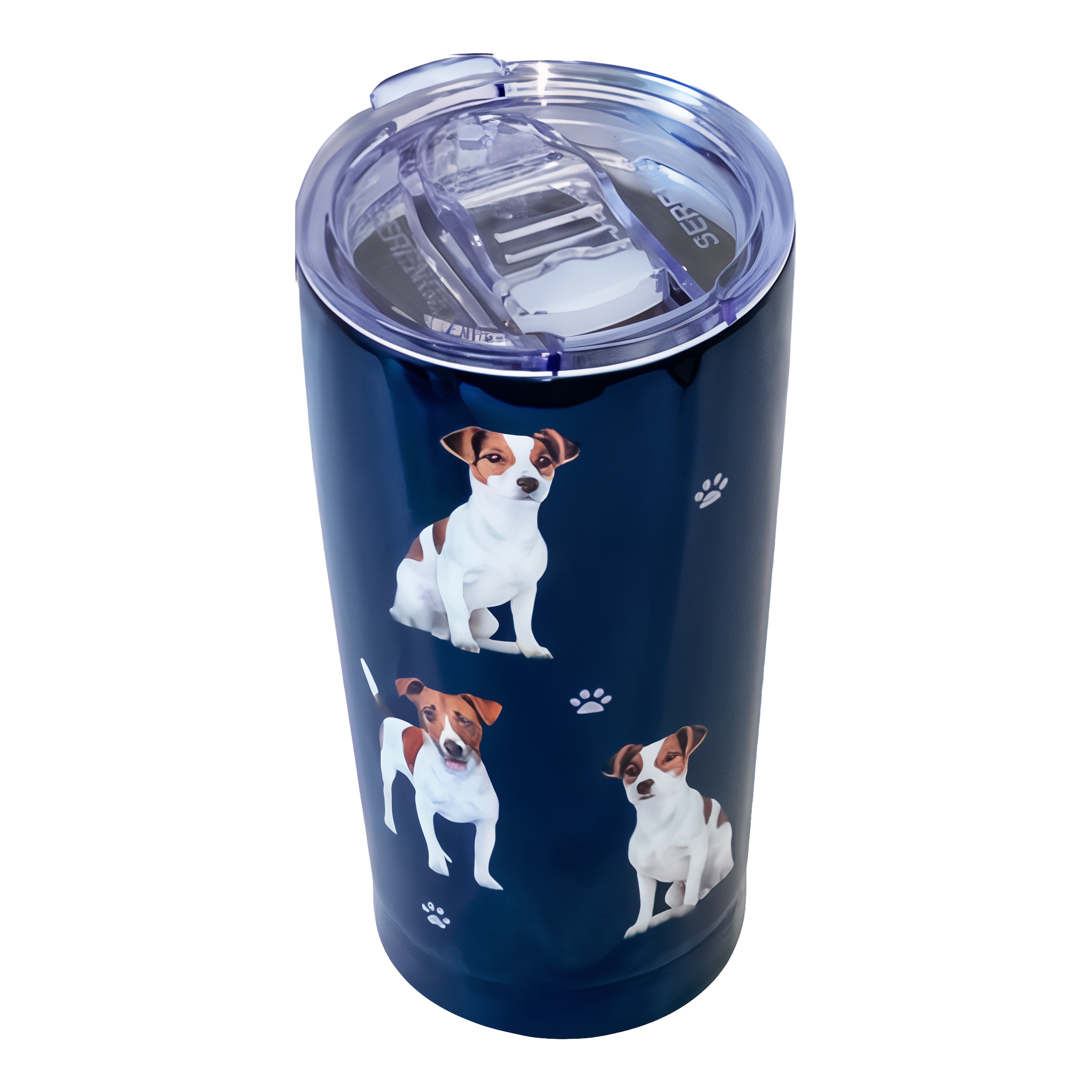 Serengeti Stainless Steel Jack Russell Tumblers Vacuum Insulated Travel Mug