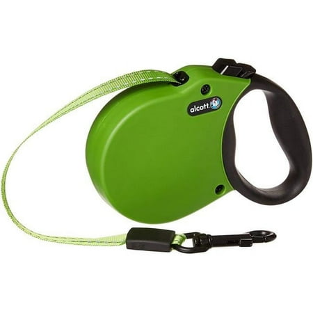 Pet Adventures Worldwide Alcott Retract Leash, extra small, 10 ft, green.