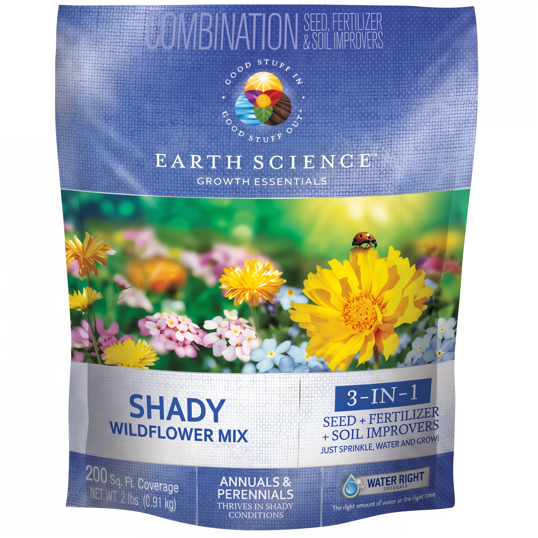 Earth Science All-In-One Shady Wildflower Seed Mix