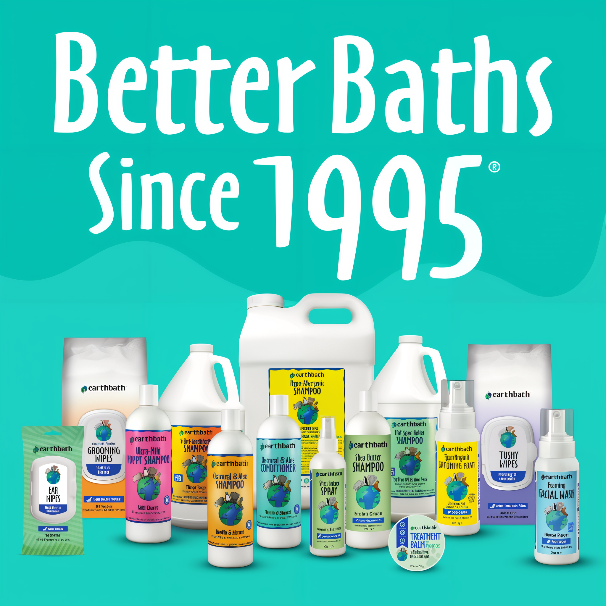 Earthbath better baths since 1995 product family