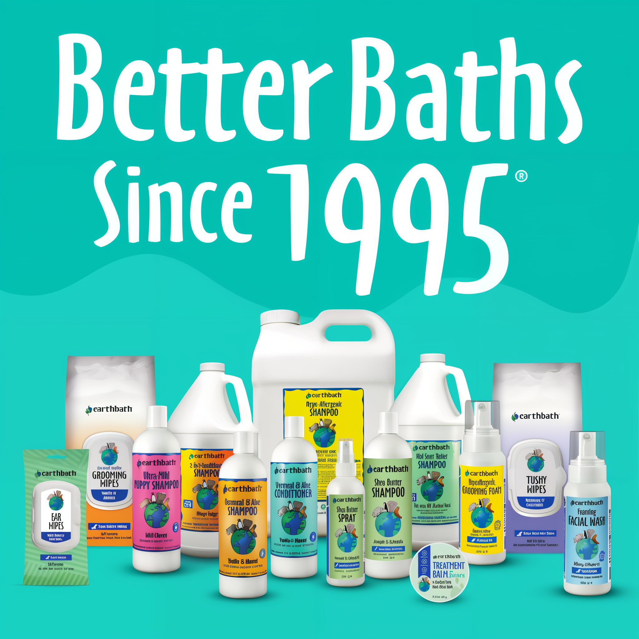 Earthbath better baths since 1995 product family