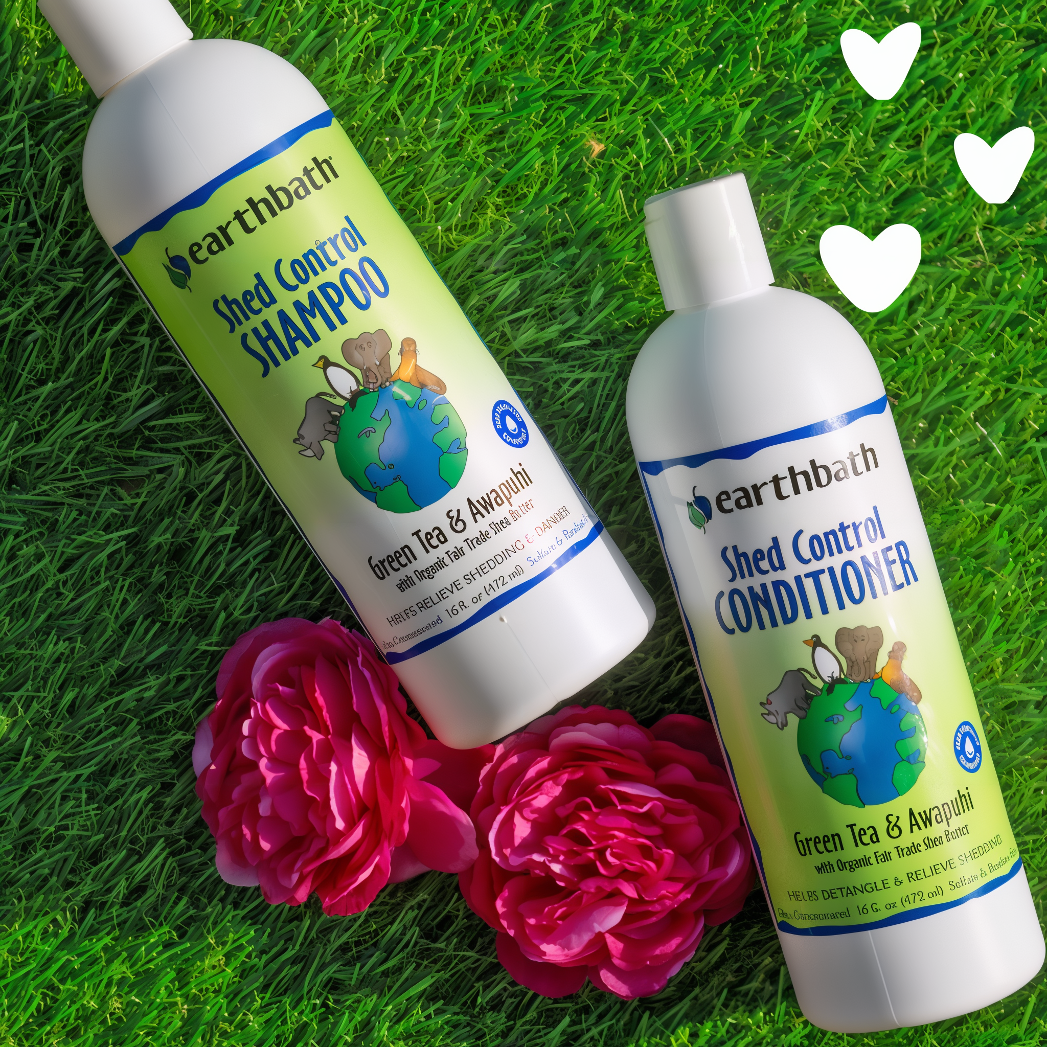 Earthbath Shed Control Shampoo benefits panel