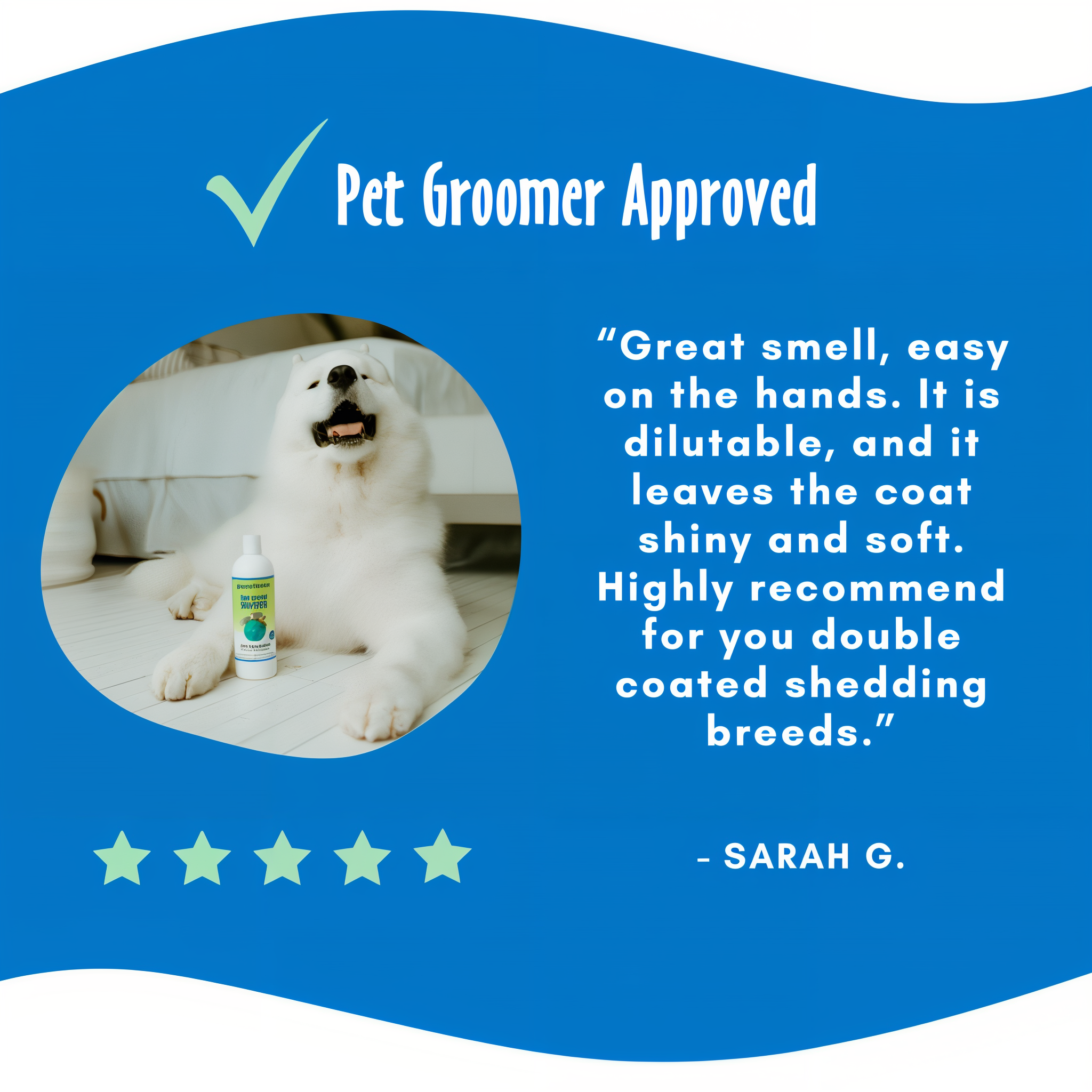 Earthbath Shed Control Shampoo benefits panel