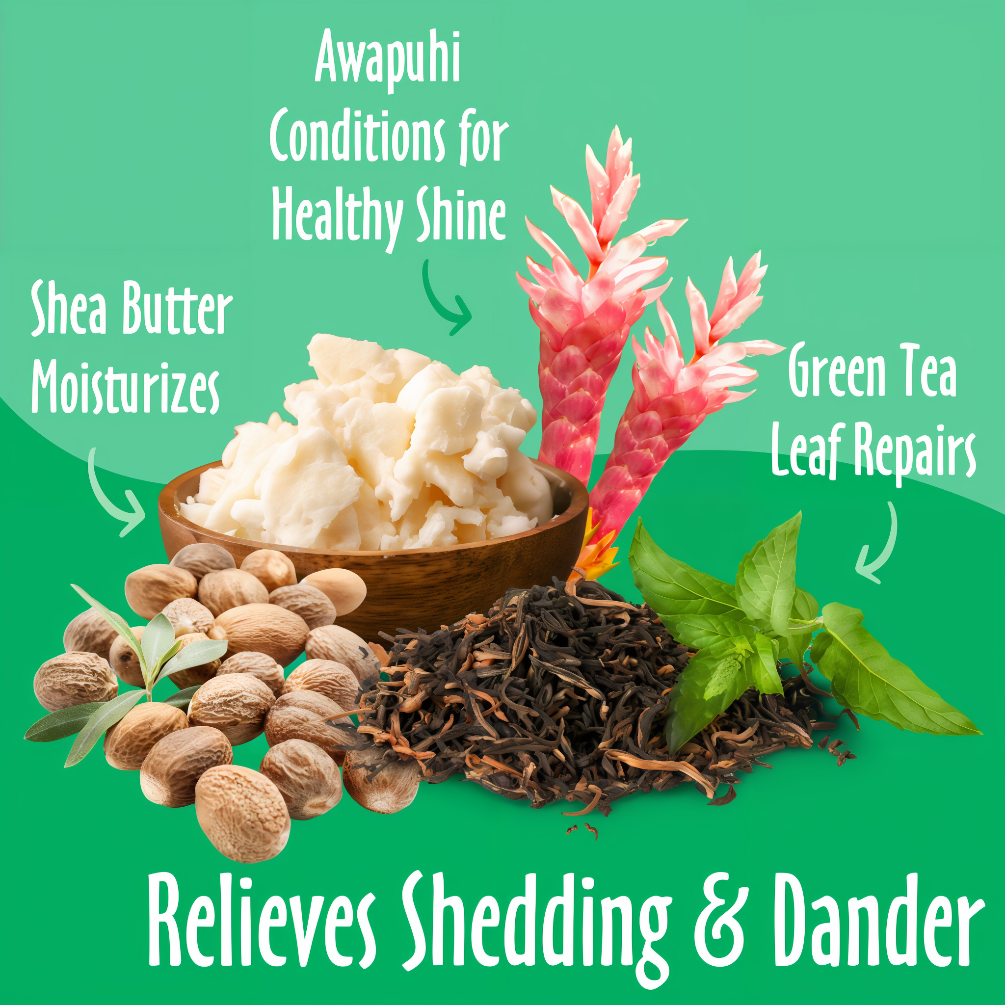 Earthbath Shed Control Shampoo benefits panel