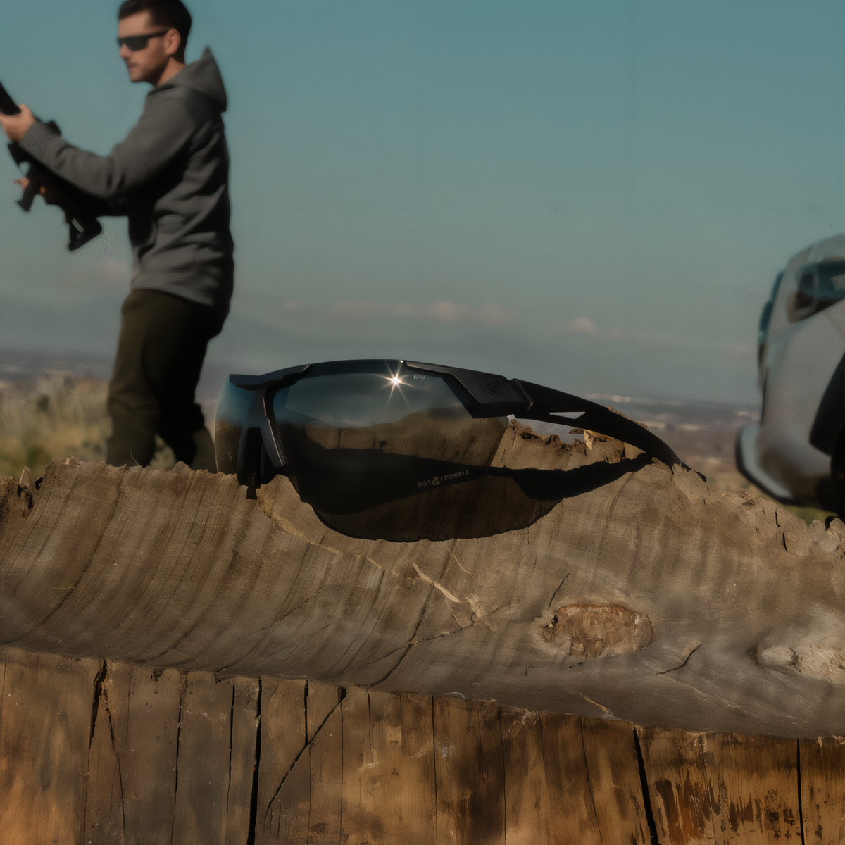 Edge Phantom Rescue G-15 Vapor Shield Shooting Glasses -- lifestyle