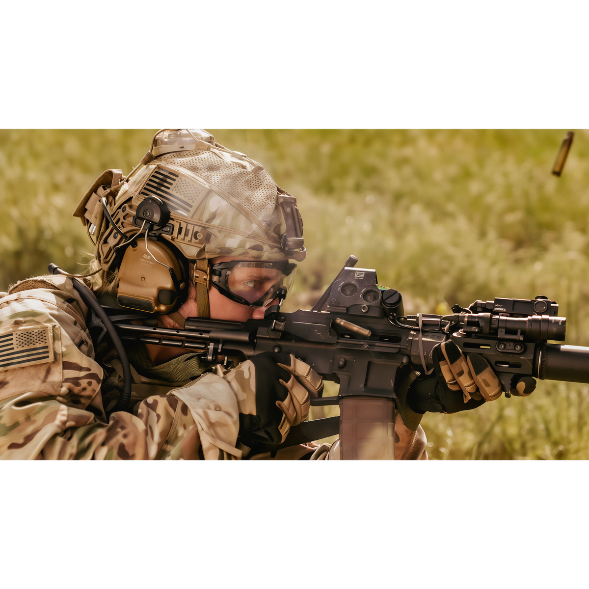 Edge Super 64 Ballistic Goggles Matte Black TPR -- lifestyle