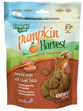 Emerald Pet Pumpkin Harvest Sweet Potato Chewy Dog Treats