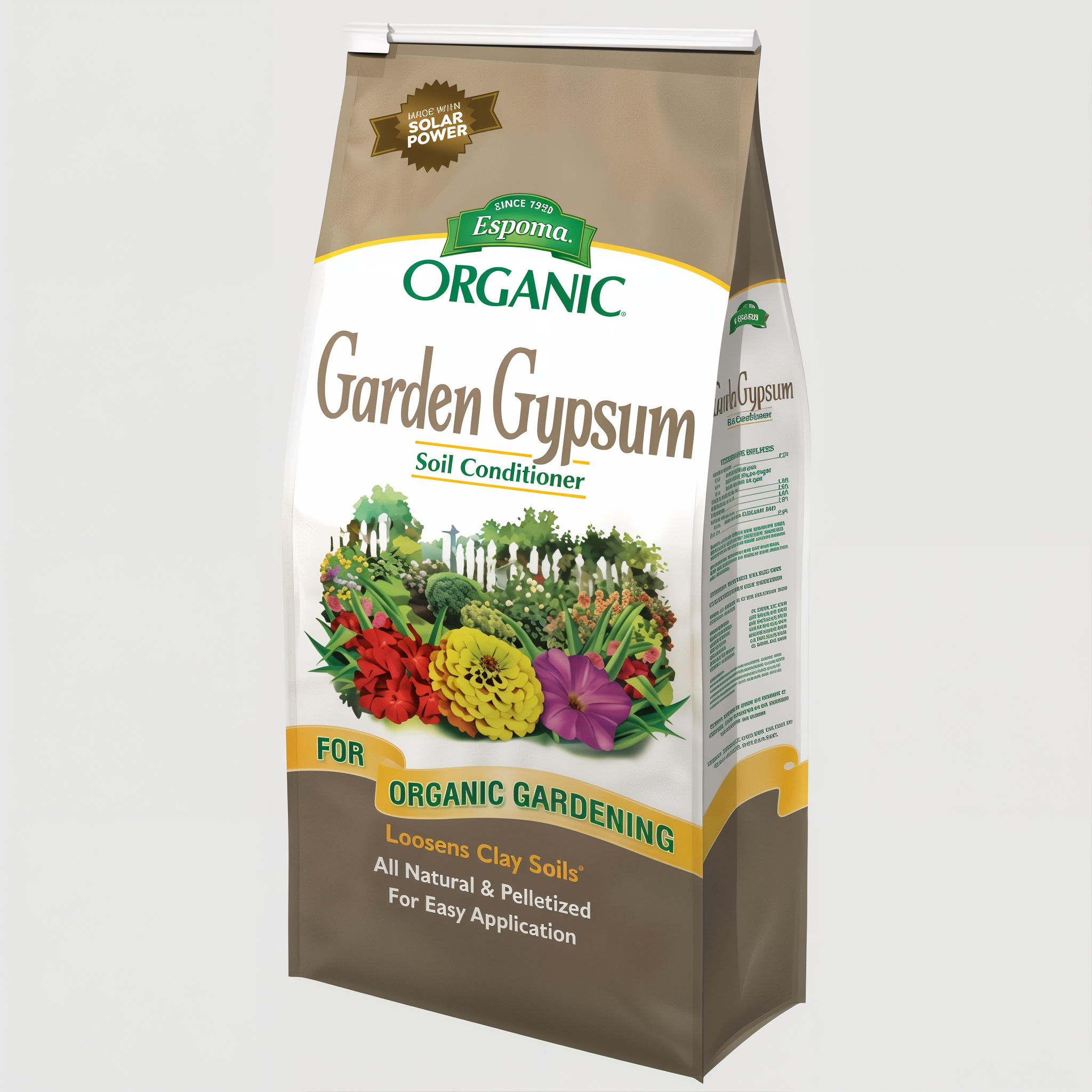 6 lb bag of Garden Gypsum for amending and conditioning garden soil.
