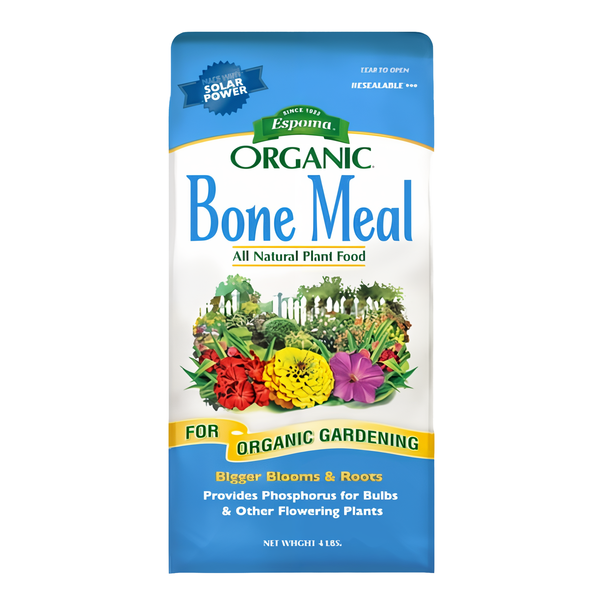 Espoma Organic Bone Meal All-Natural Plant Food in a 4 pound bag.