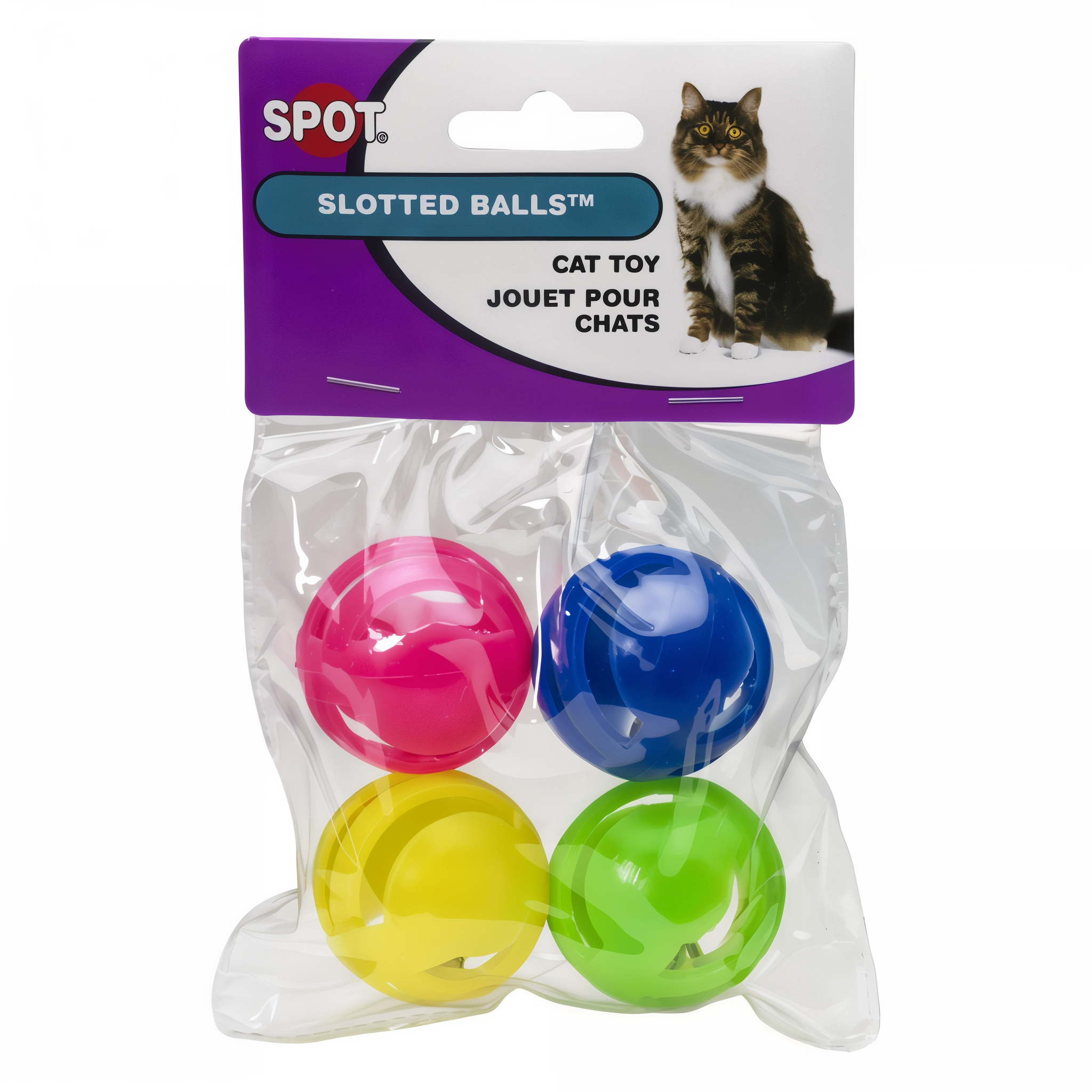 Ethical Pet Spot Slotted Balls Cat Toys