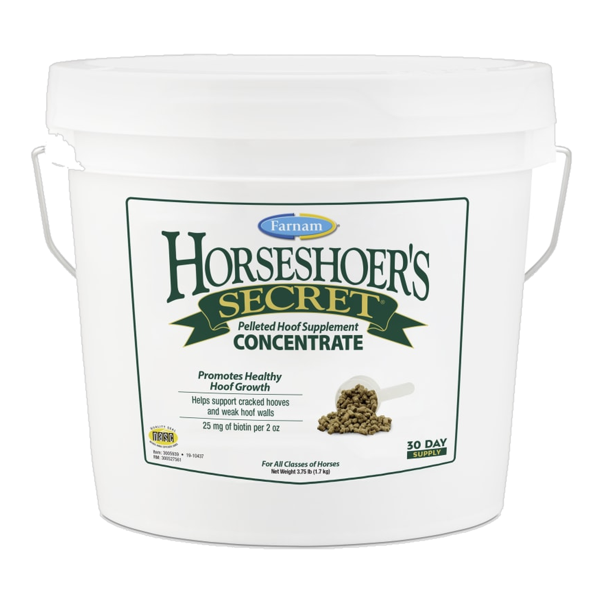 Farnam Horseshoer's Secret Concentrate Hoof Supplement front of package