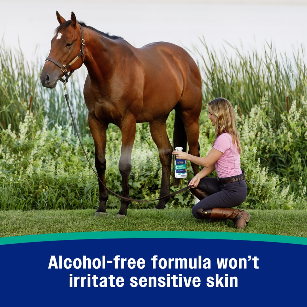 Farnam Nature's Defense Water-Based Insect Repellent - Alcohol free formula wont irritate sensitive skin