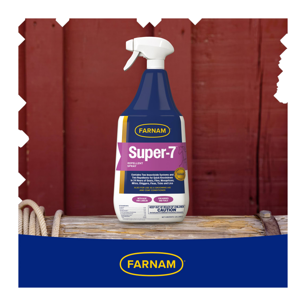 Farnam Super-7 Repellent Spray 32 oz -- product image