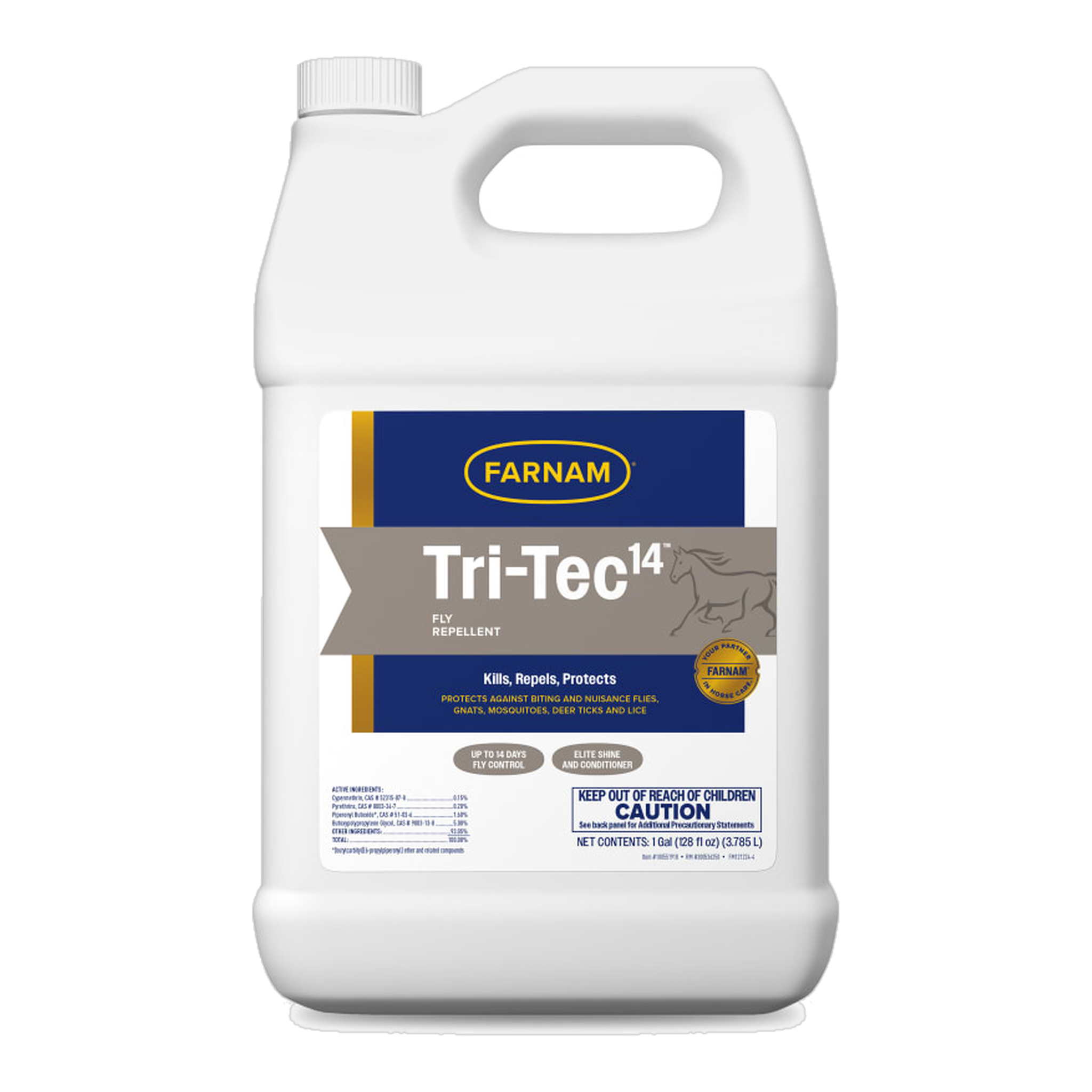 Farnam Tri-Tec 14 Fly Repellent for Horses front of package