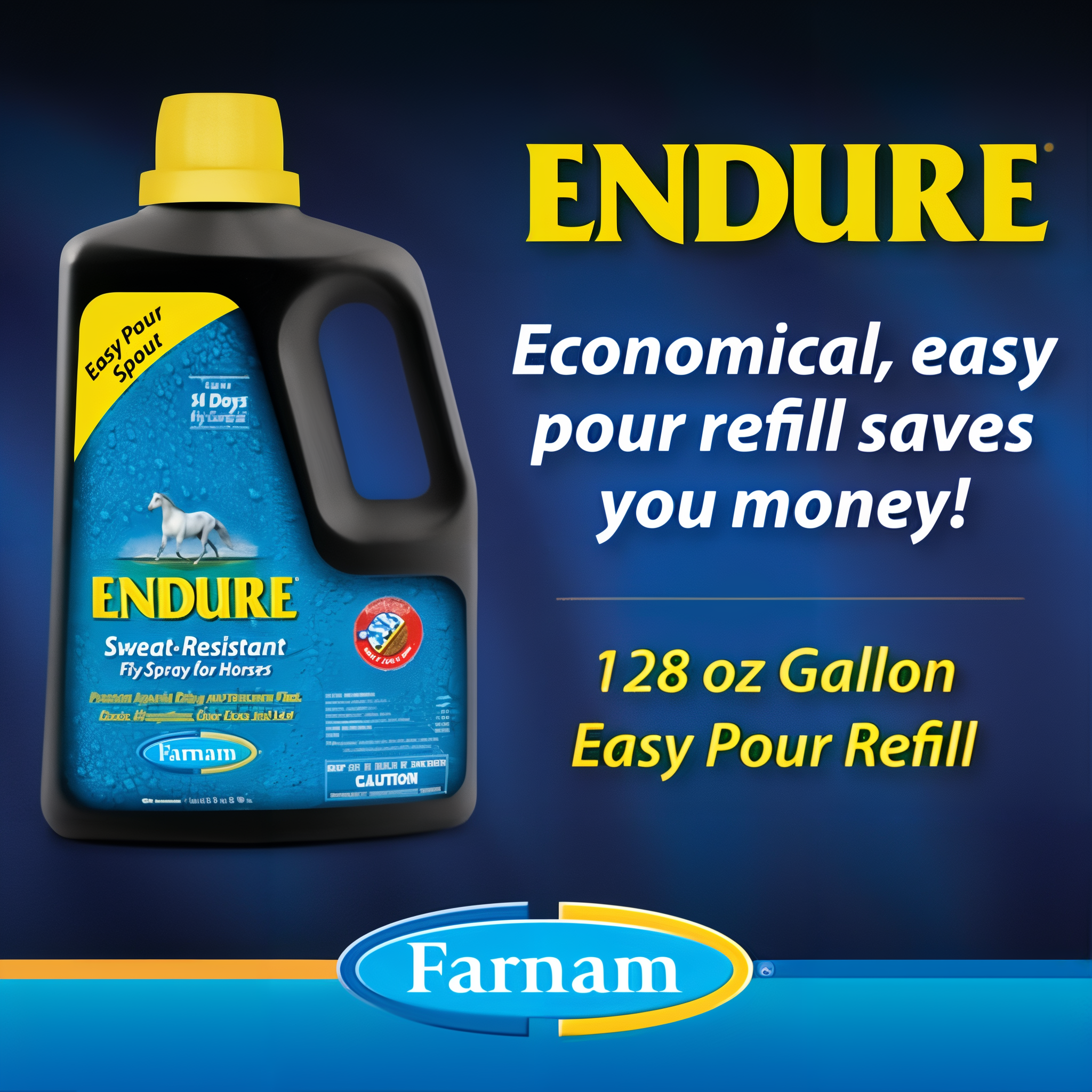 Farnam Endure Sweat-Resistant Fly Spray for Horses
