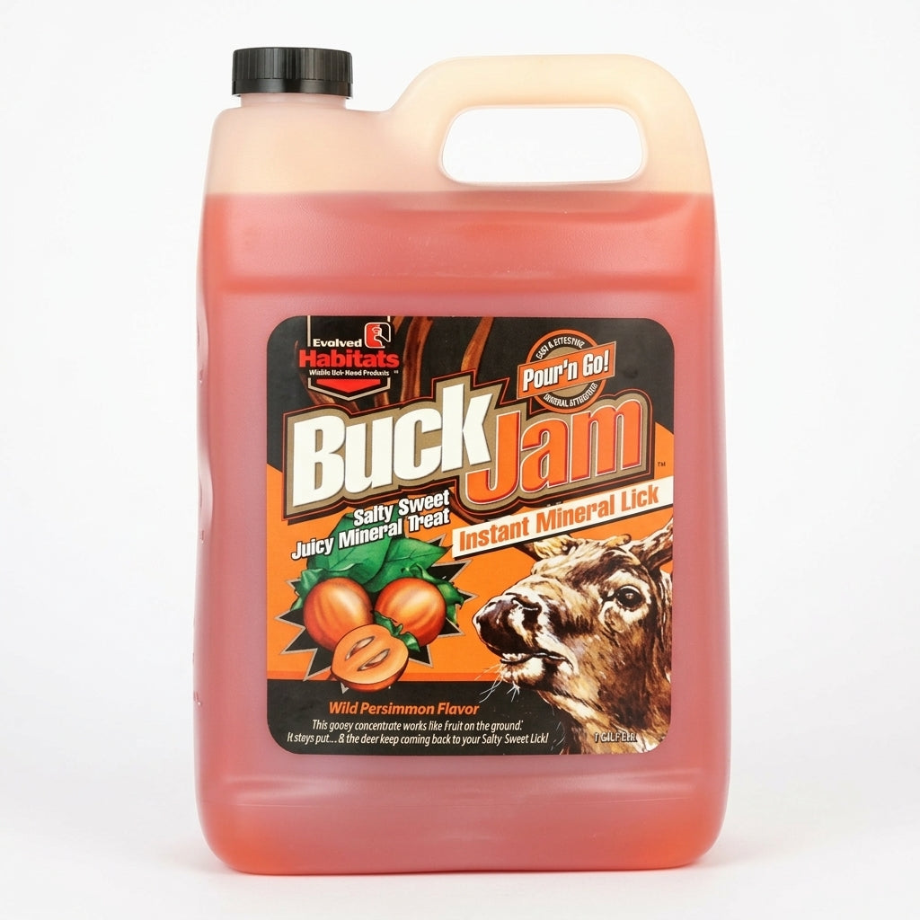 Buck Jam Wild Persimmon Flavored Salty Sweet Liquid Deer Attractant