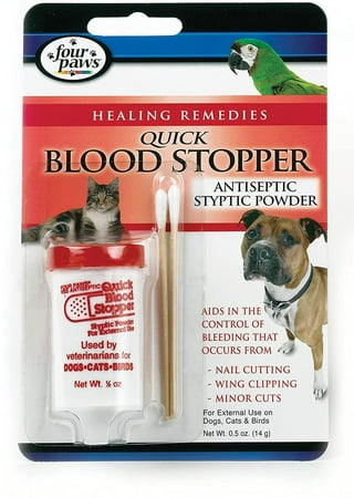 Four Paws Antiseptic Pet Blood Stopper Powder for Dogs Cats and Birds