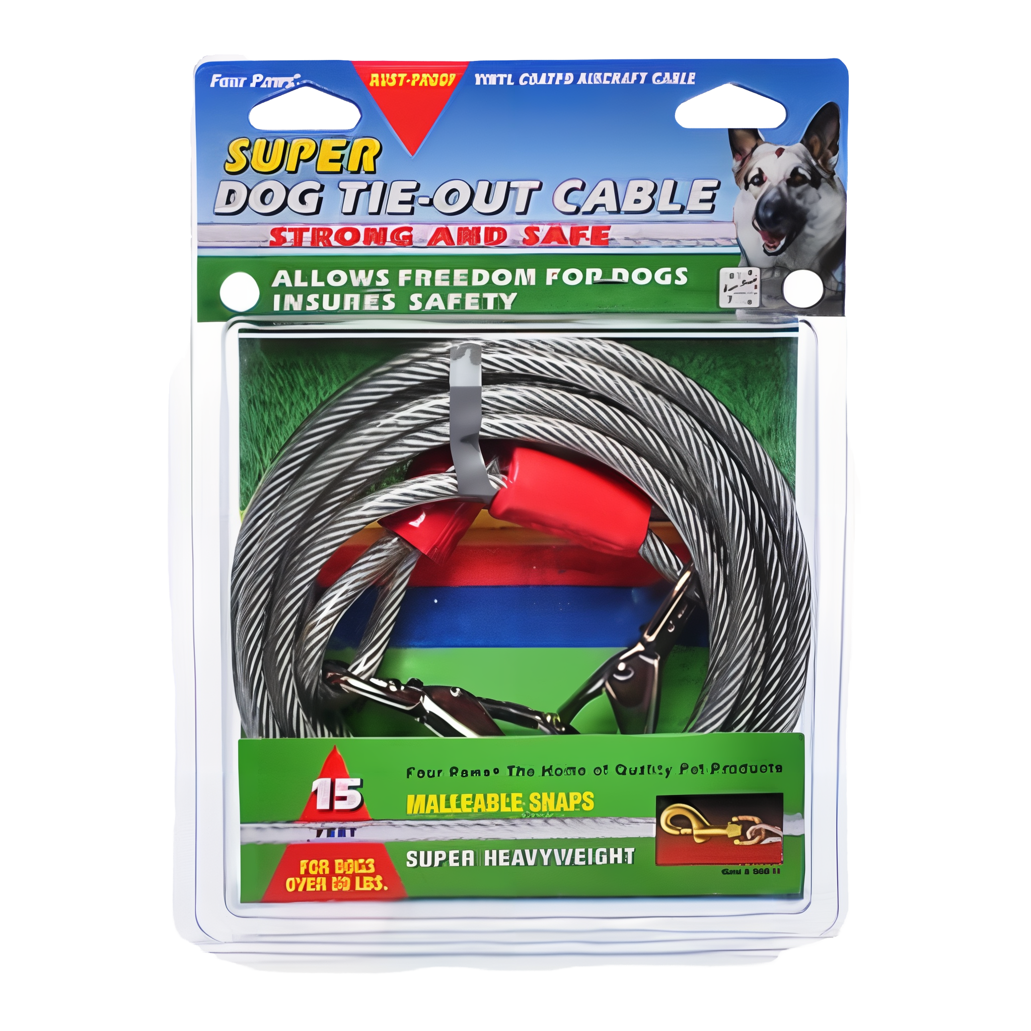 Four Paws Heavy Weight Dog Tie Out Cable