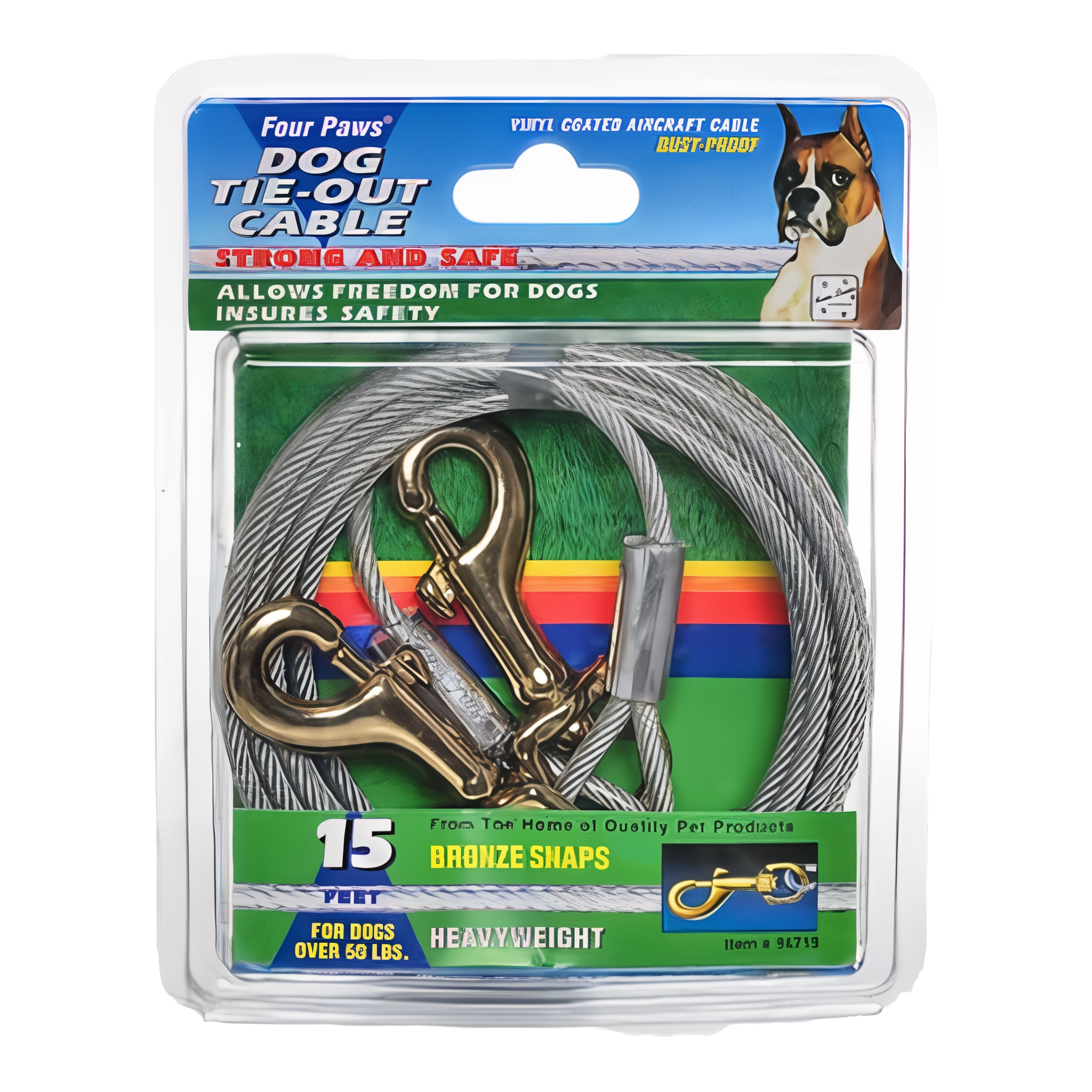 Four Paws Medium Weight Dog Tie Out Cable