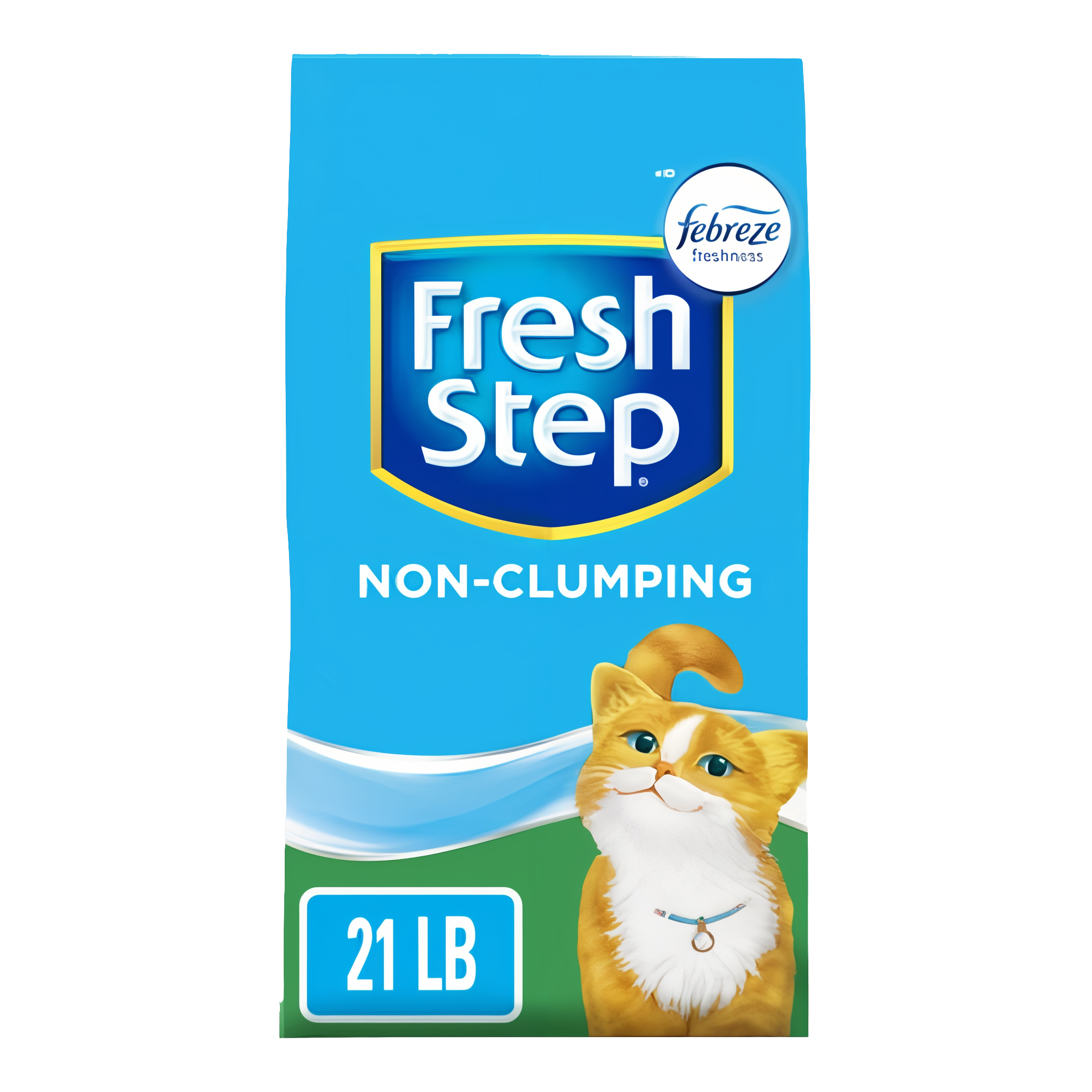Fresh Step Non-Clumping Premium Cat Litter with Febreze Freshness