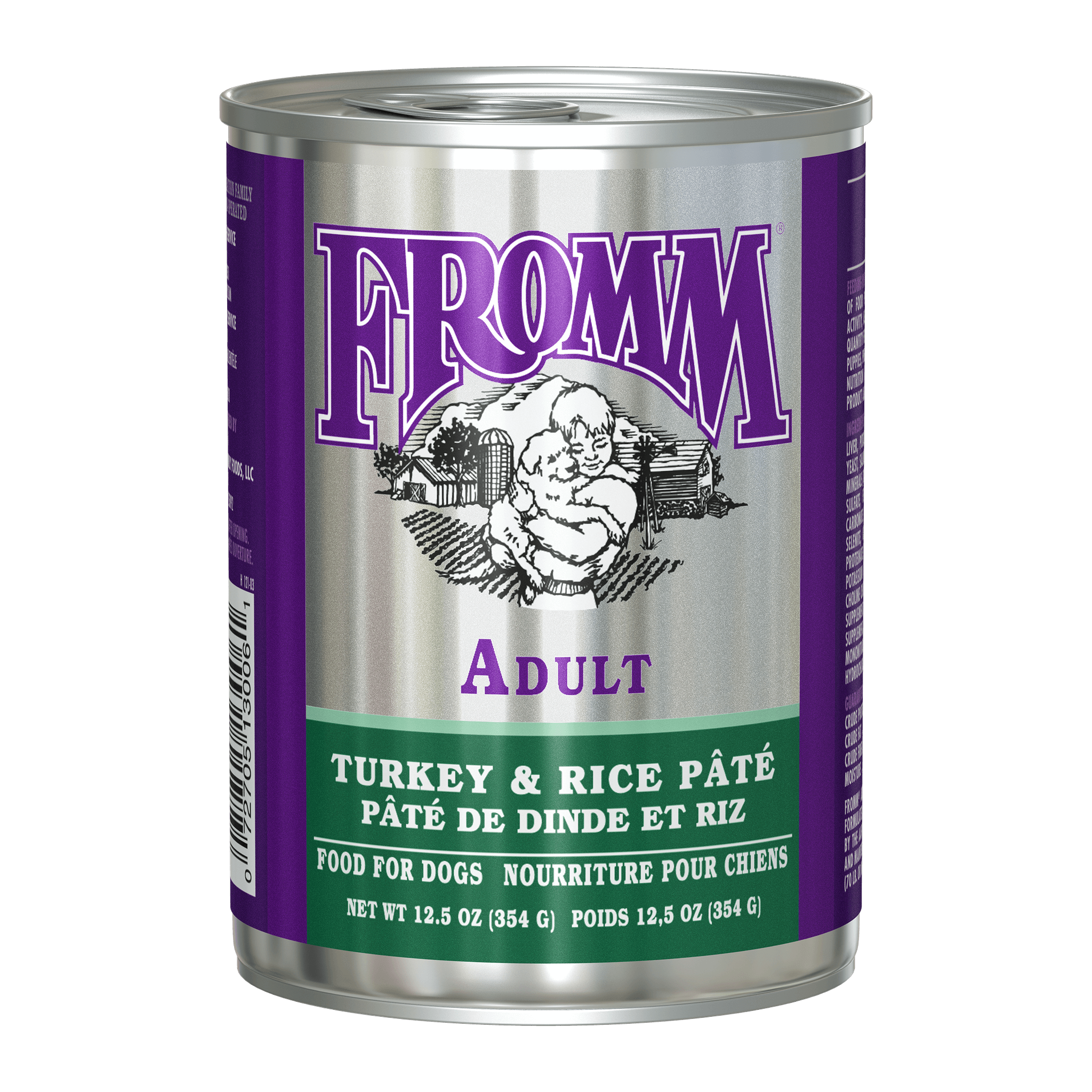 Fromm Classic Adult Turkey & Rice Pâté 12.5 oz can