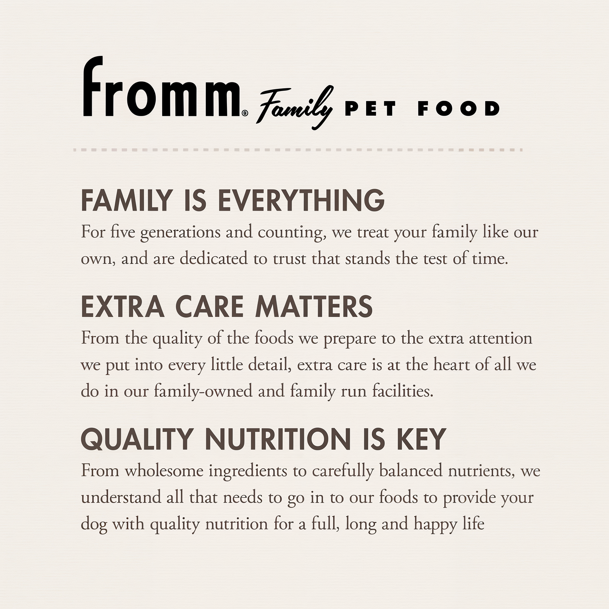 The story of the Fromm Classic line