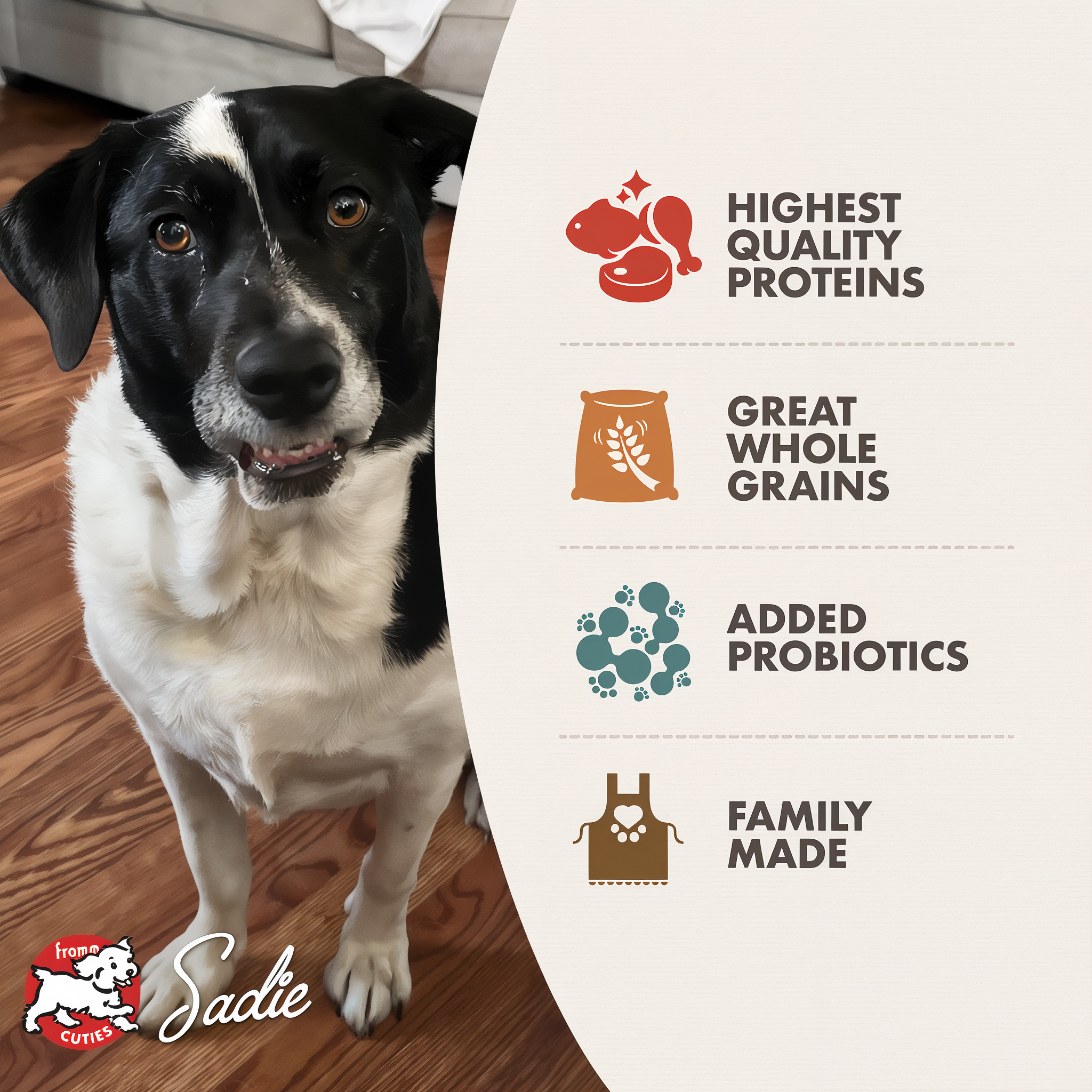 Fromm Classic Mature Adult benefits for mature, less active dogs