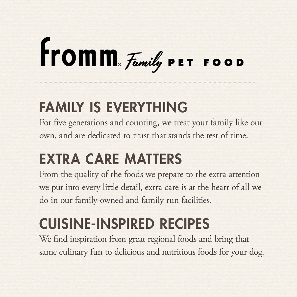 Fromm Frommbalaya Beef, Vegetable, & Rice Stew Wet Dog Food -- fromm family pet food story: family is everything
