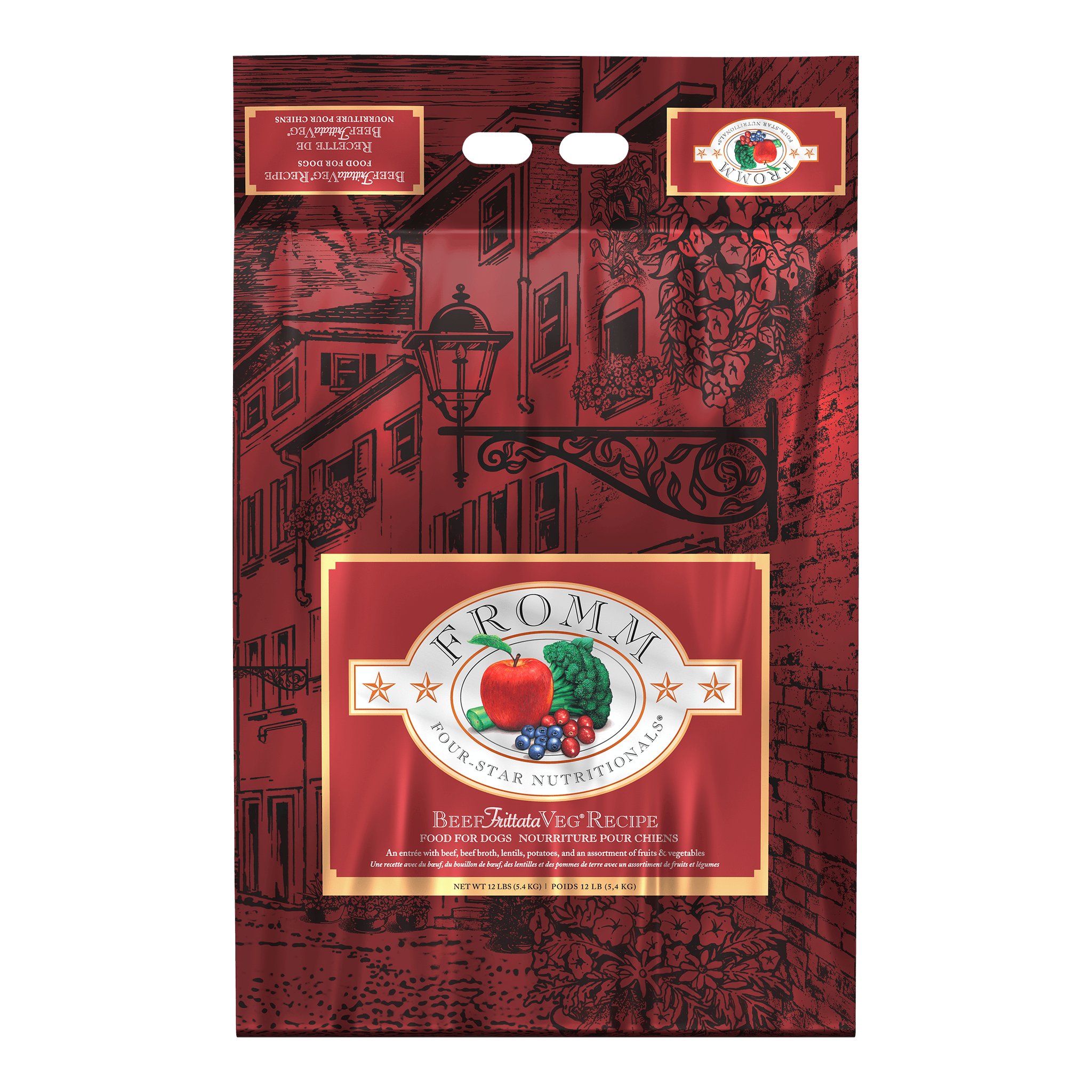 Fromm Four-Star Beef Frittata Veg Recipe Dry Dog Food bag