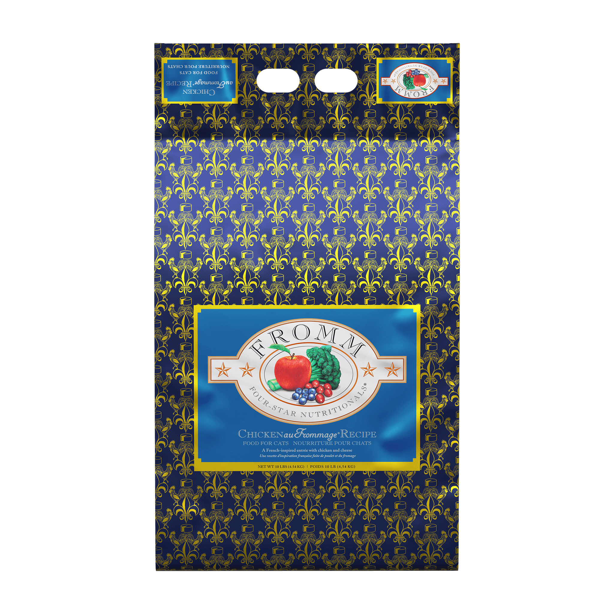 Fromm Four-Star Chicken Au Frommage Recipe Dry Cat Food bag