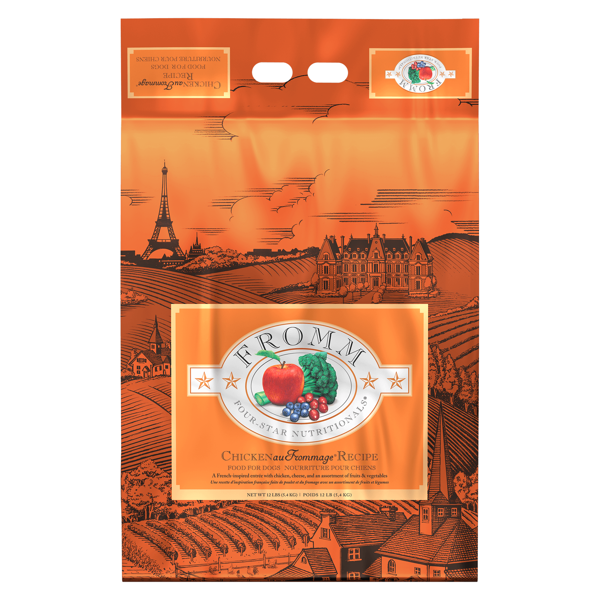 Fromm Four-Star Chicken Au Frommage Recipe Dry Dog Food bag
