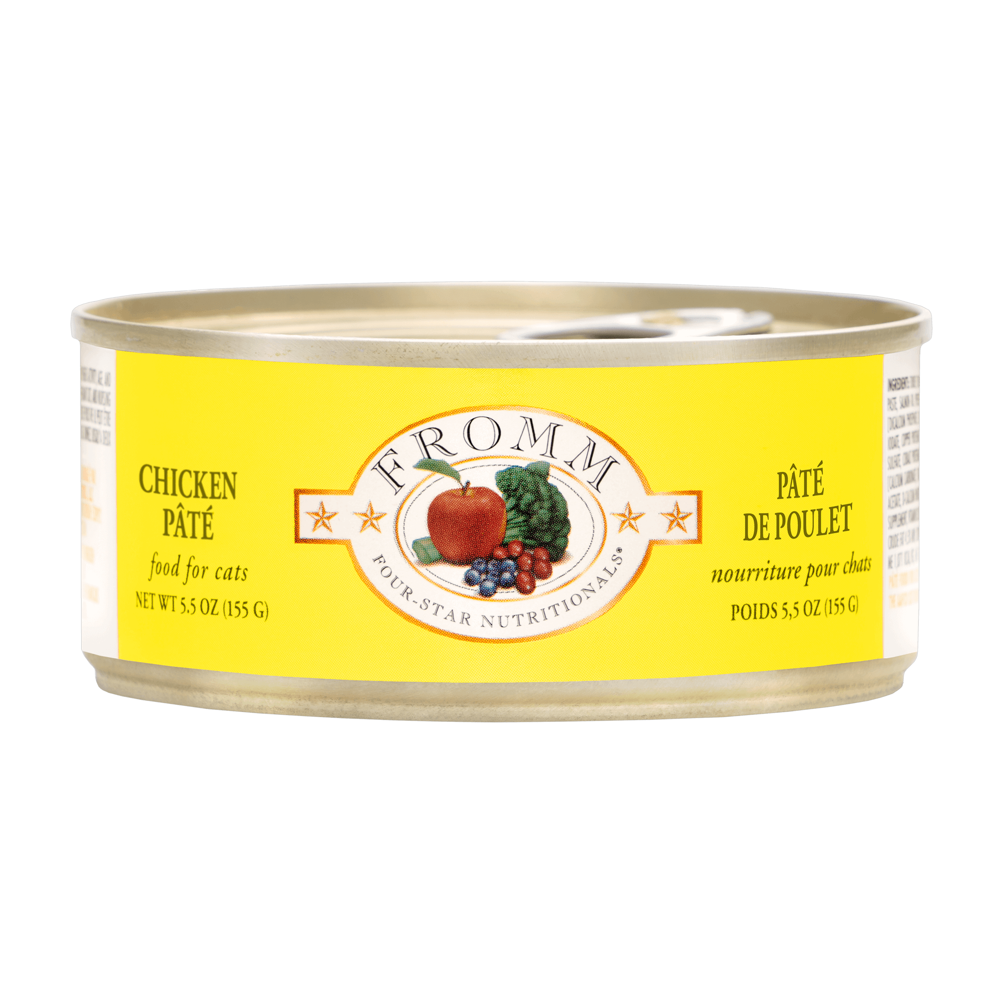 Fromm Four-Star Chicken Pâté wet cat food can