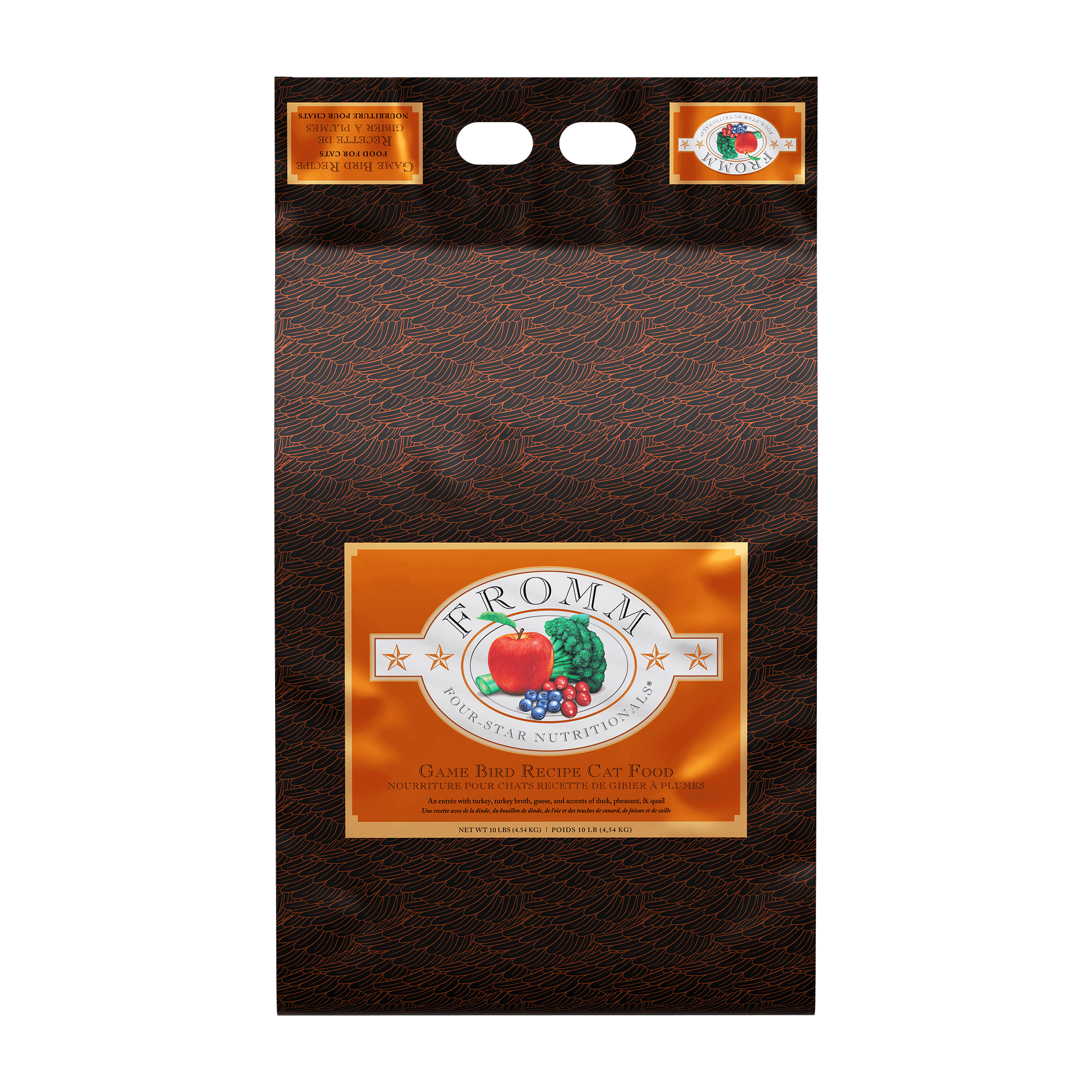 Fromm Four-Star Game Bird Recipe Dry Cat Food bag