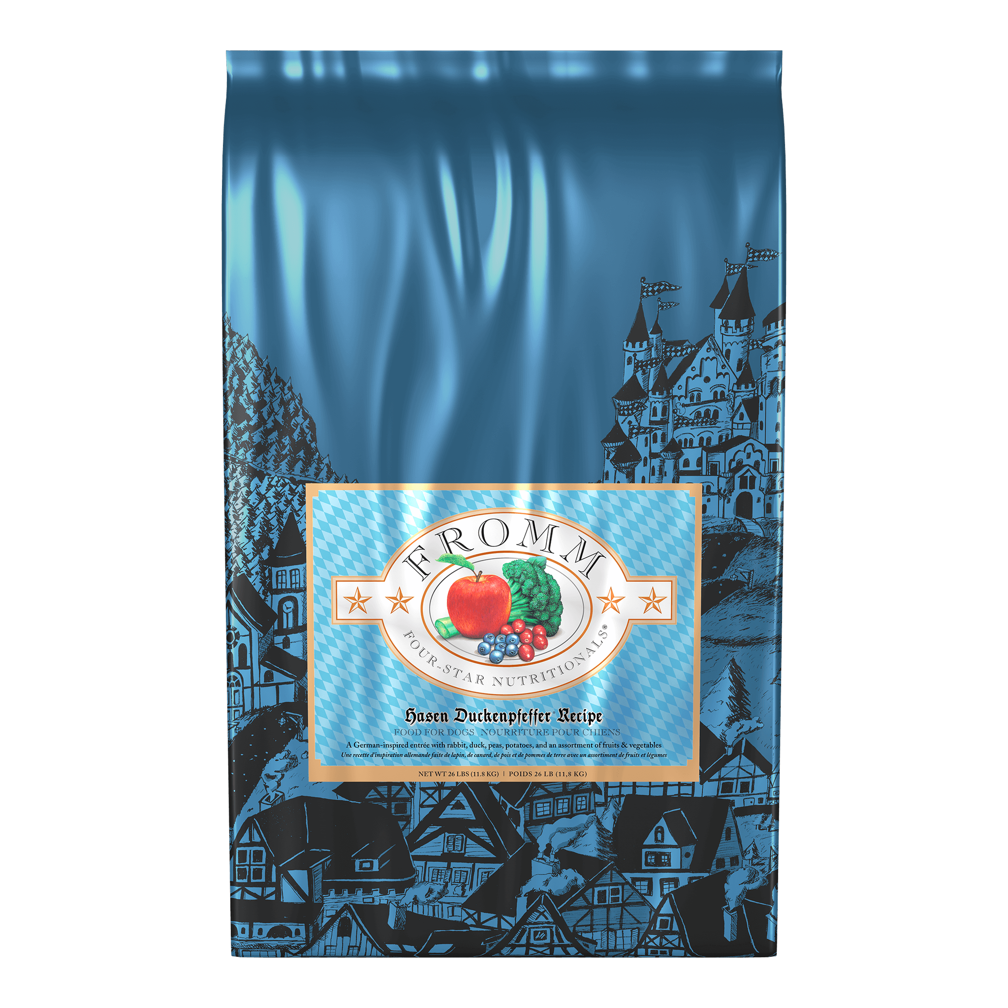 Fromm Four-Star Hasen Duckenpfeffer Dry Dog Food bag